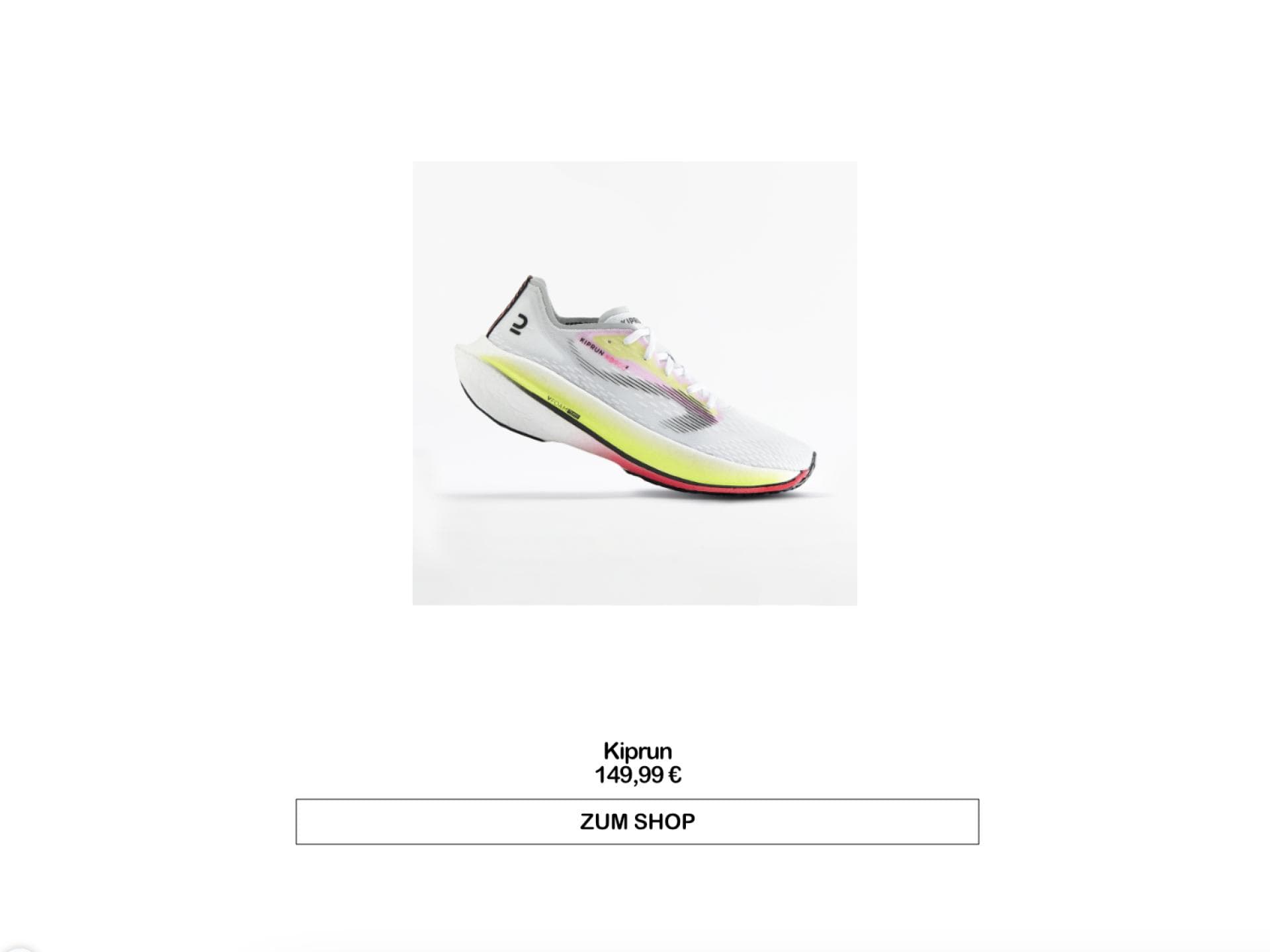 Kiprun Schuh für Hyrox Training