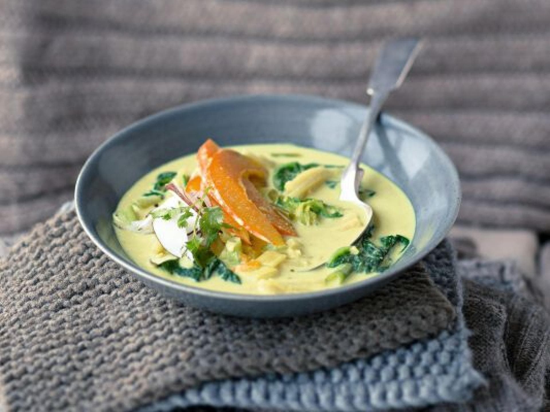 Kürbis-Curry mit Kokosnuss