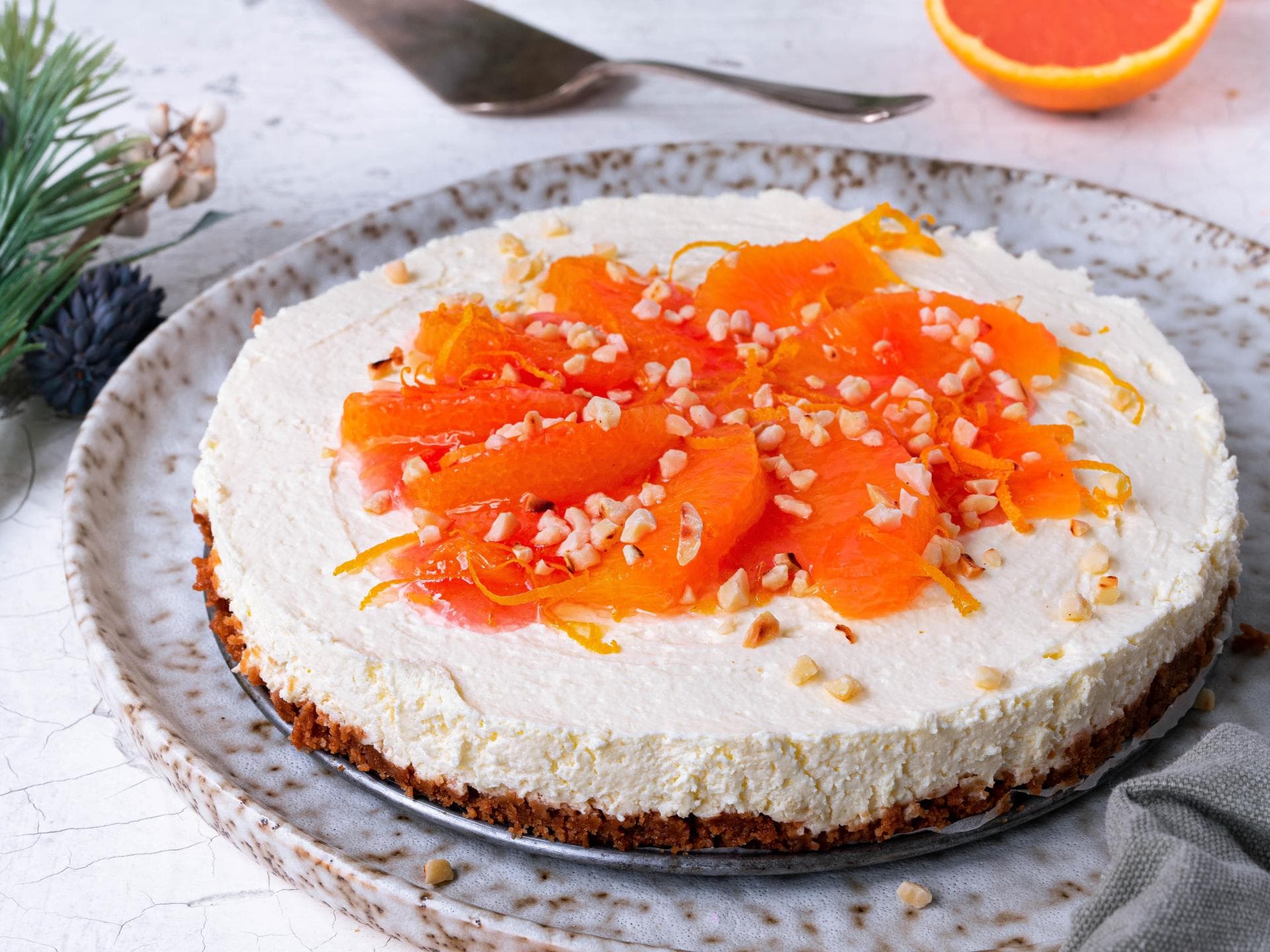 Orangen-Cheesecake