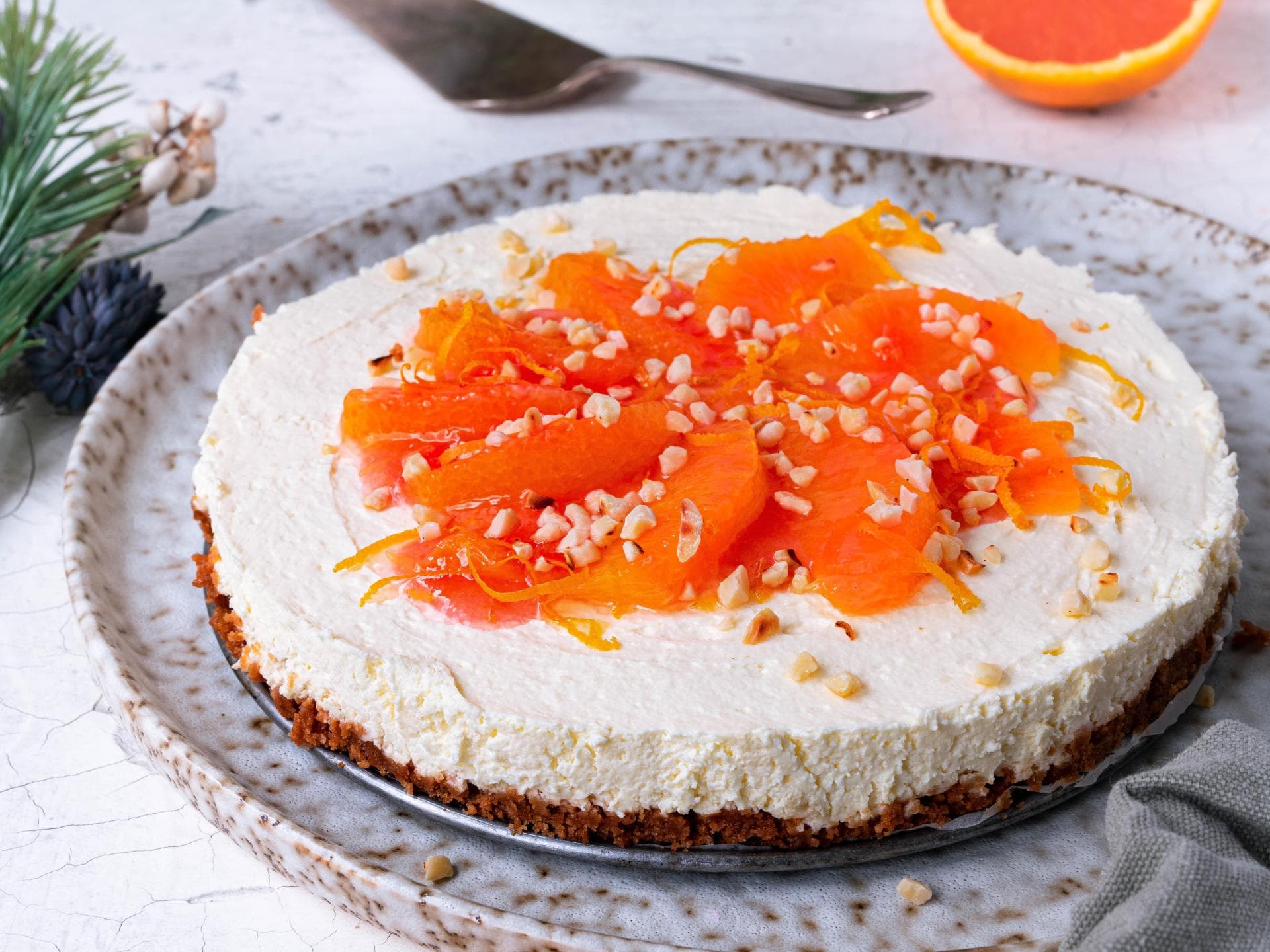 Orangen-Cheesecake 