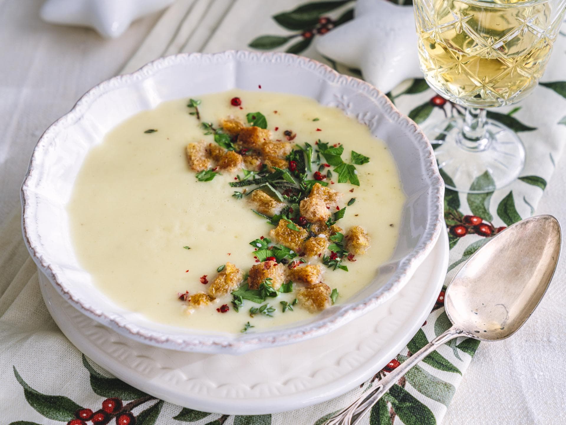 Vegane Sellerieschaumsuppe Rezept