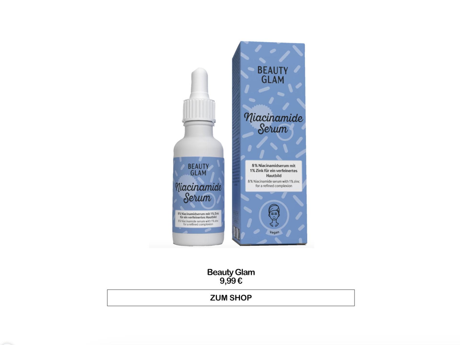 Niacinamid Serum von Beauty Glam 