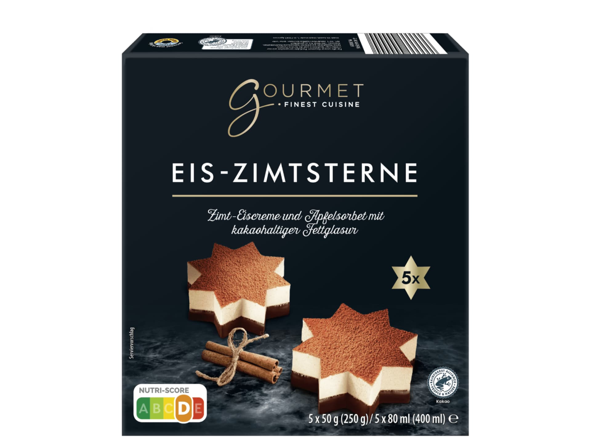 Zimtsterne-Eis von Aldi