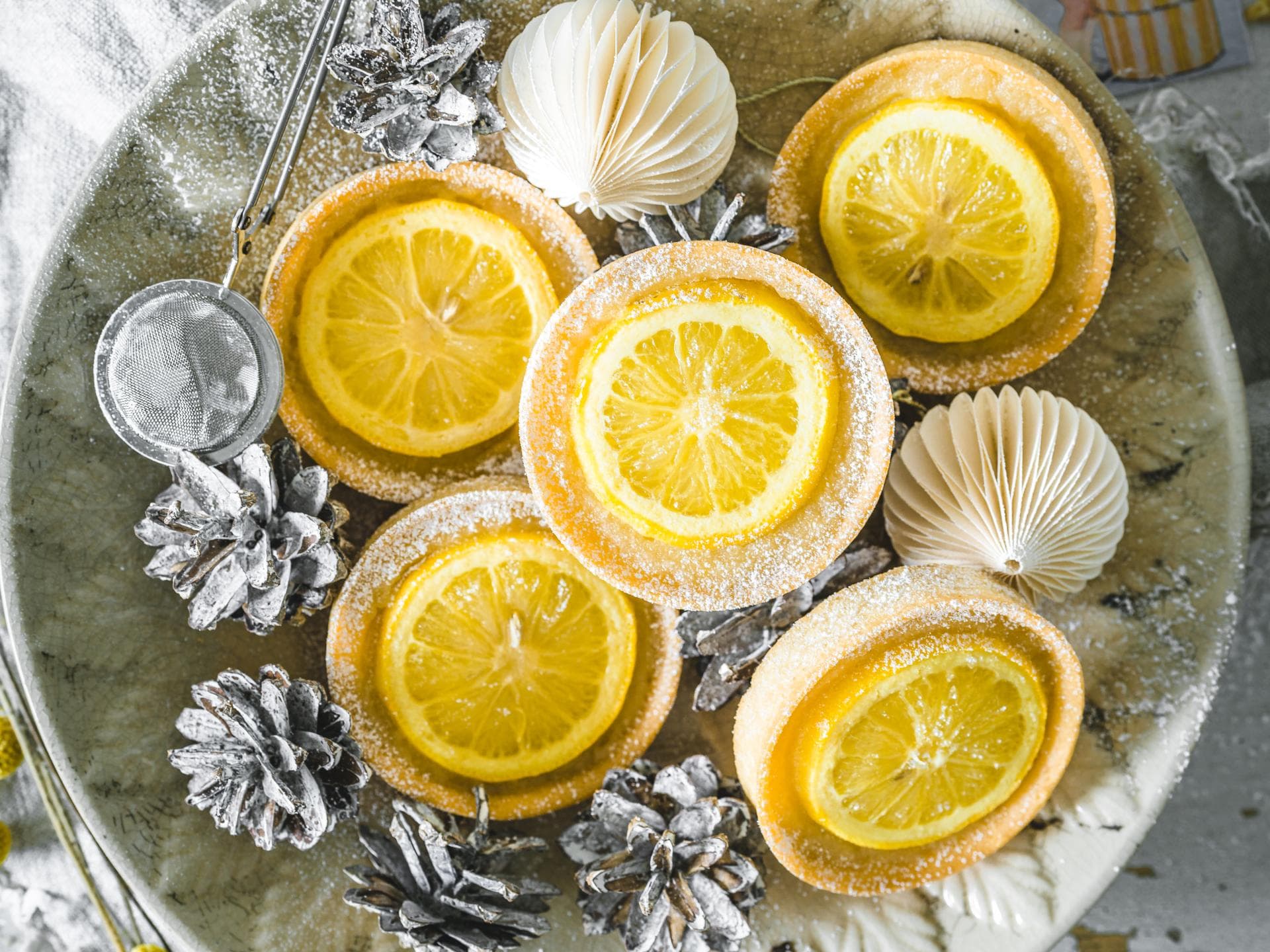 Vegane Zitronen-Tartelettes 