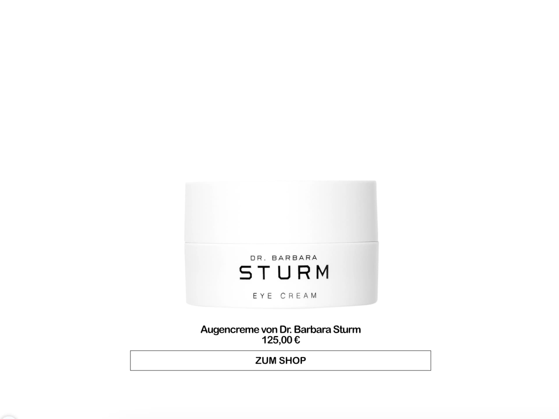 Augencreme von Dr. Barbara Sturm