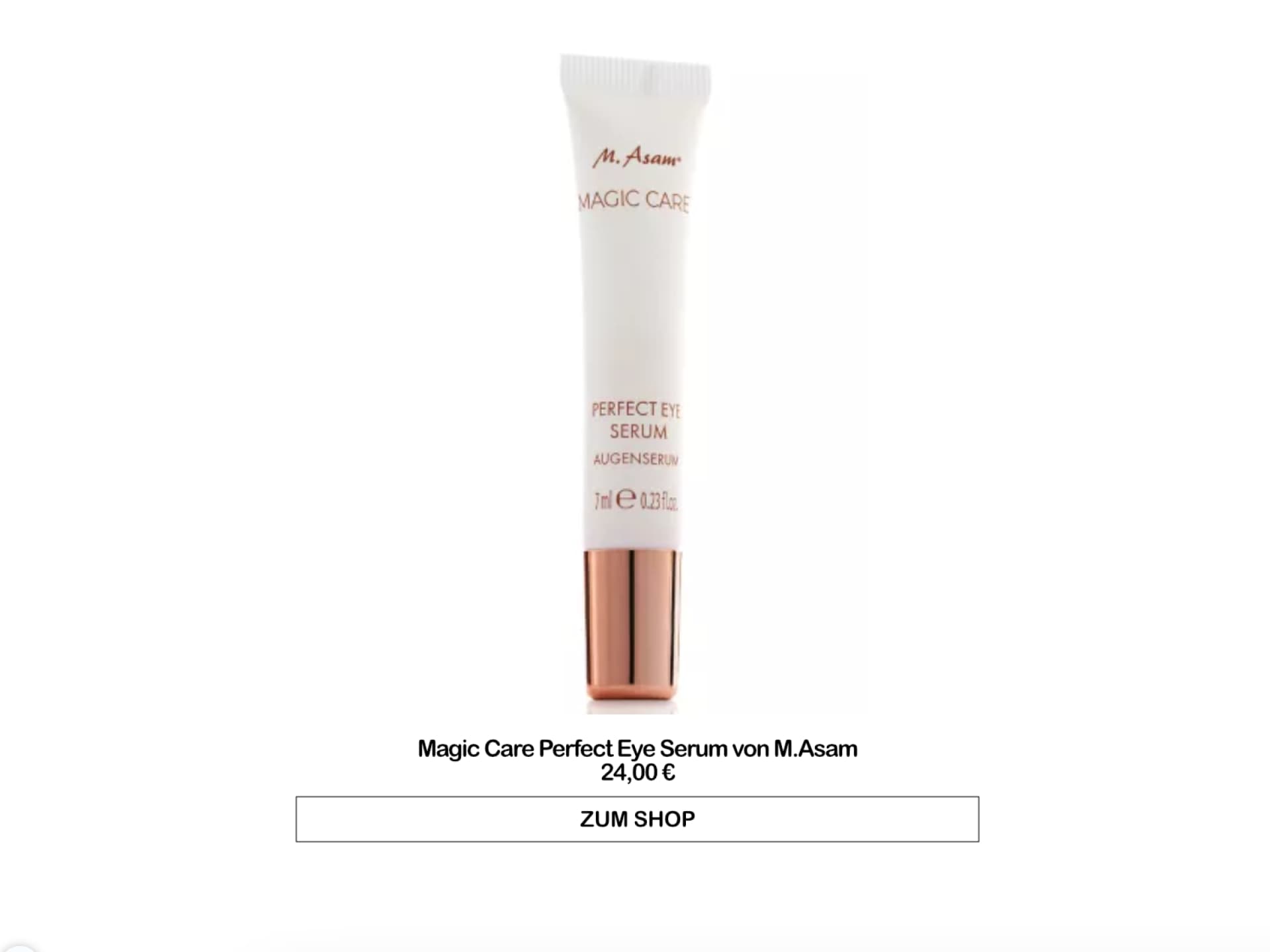 Augencreme von M.Asam