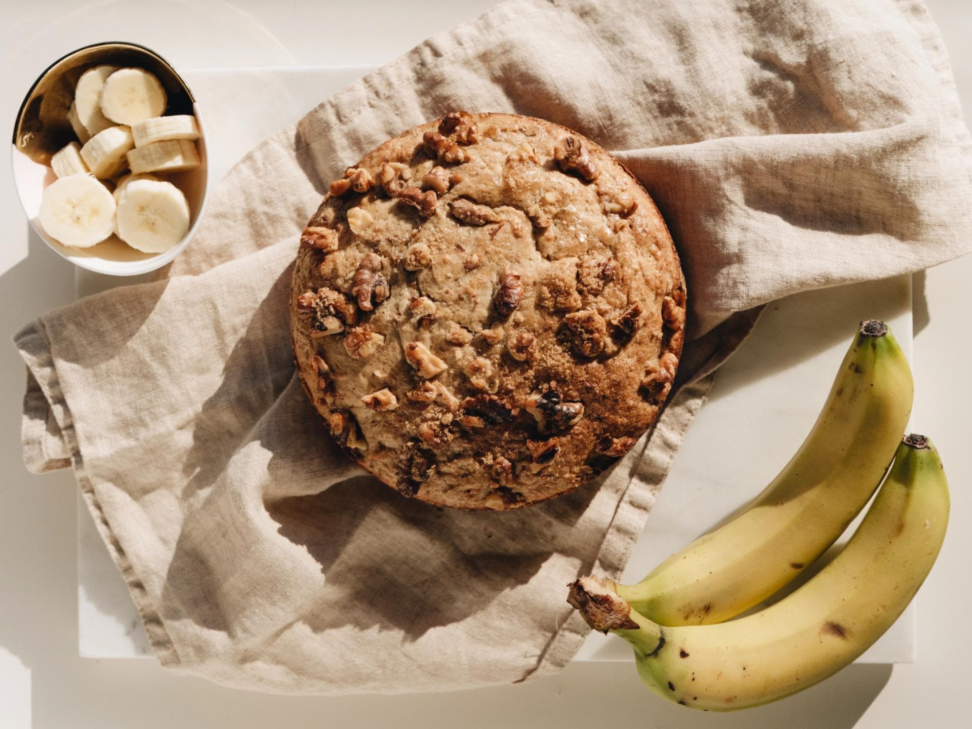 Bananenbrot ohne Zucker