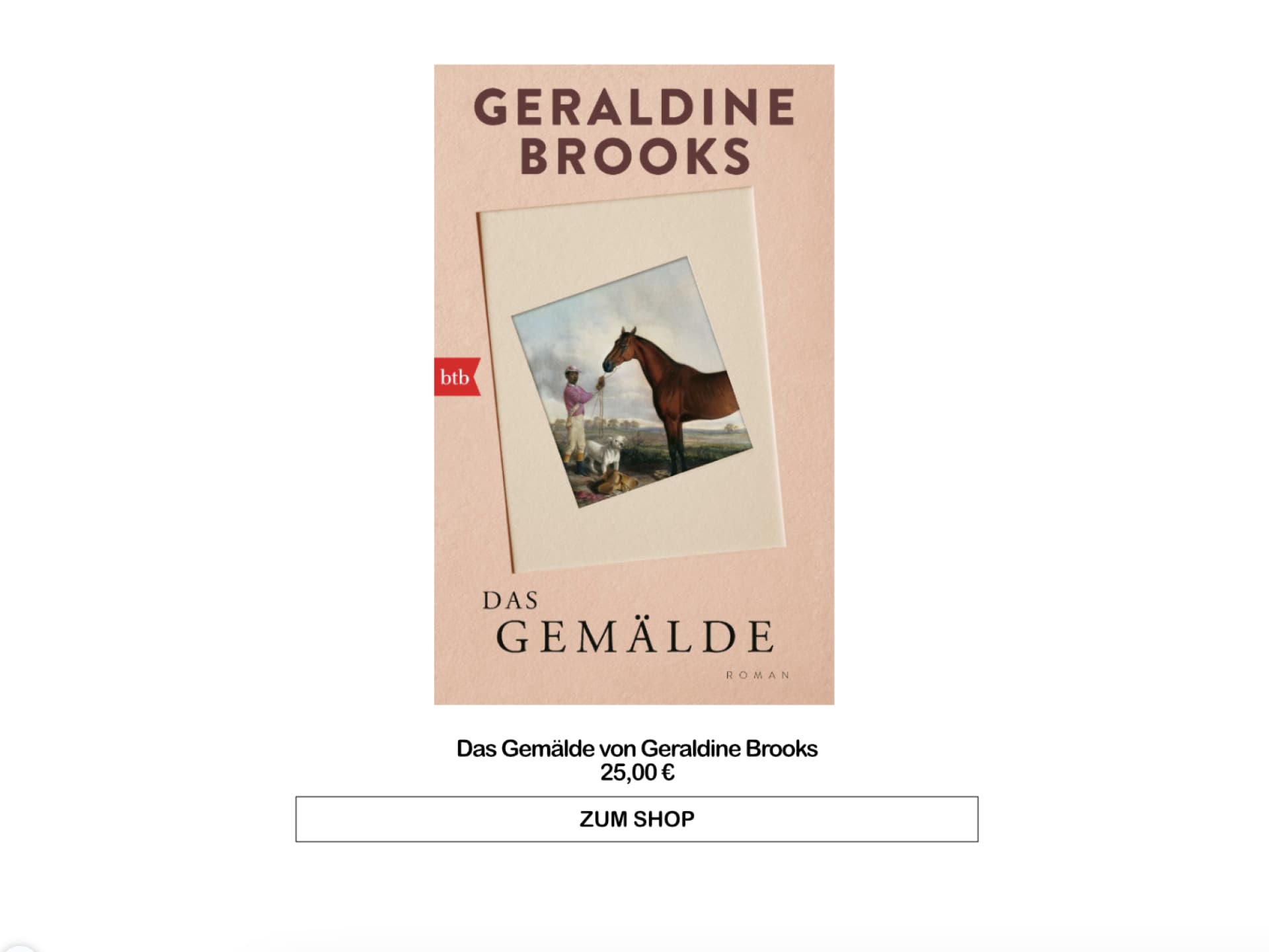 Das Gemälde von Geraldine Brooks