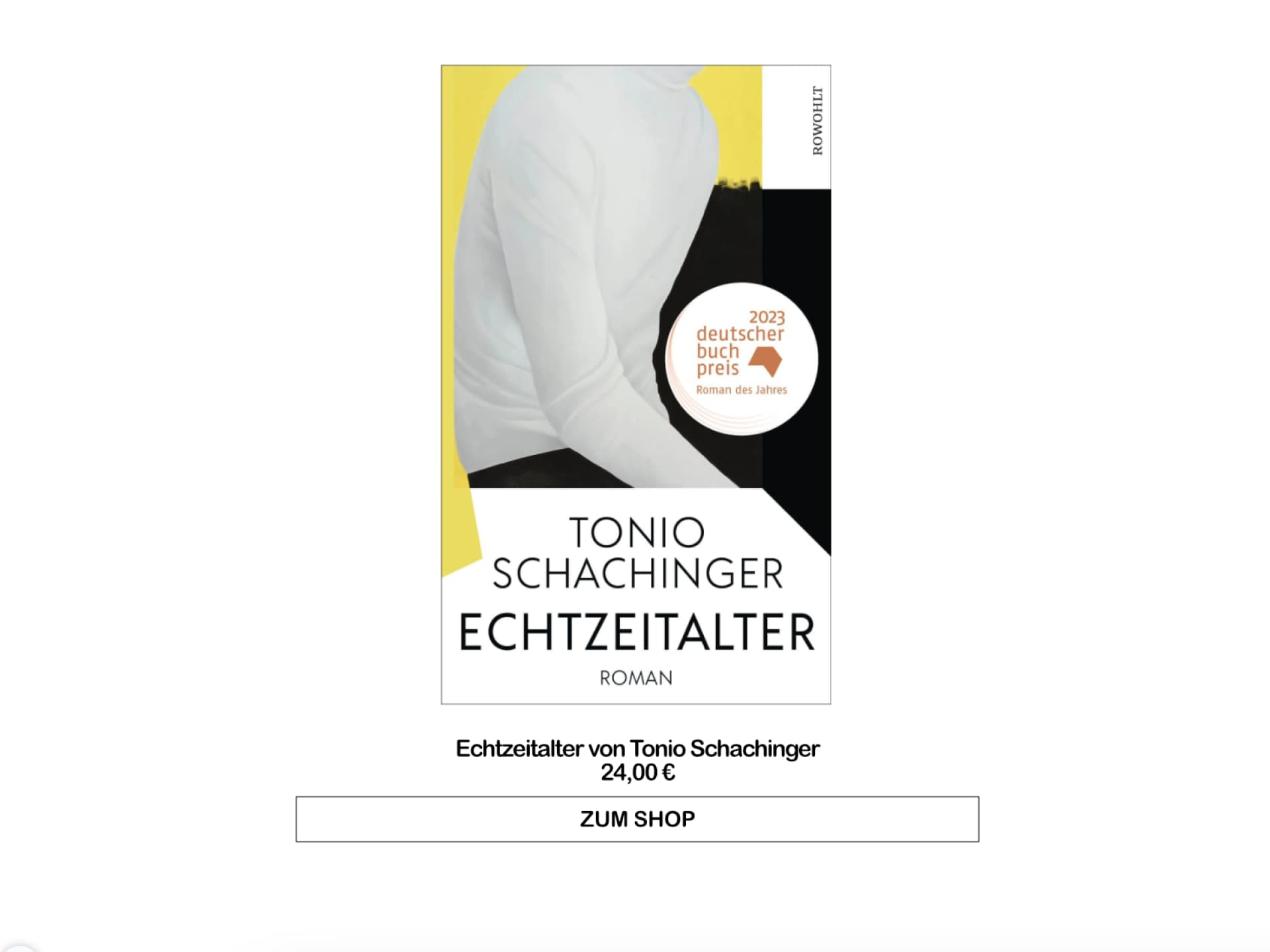 Echtzeitalter von Tonio Schachinger
