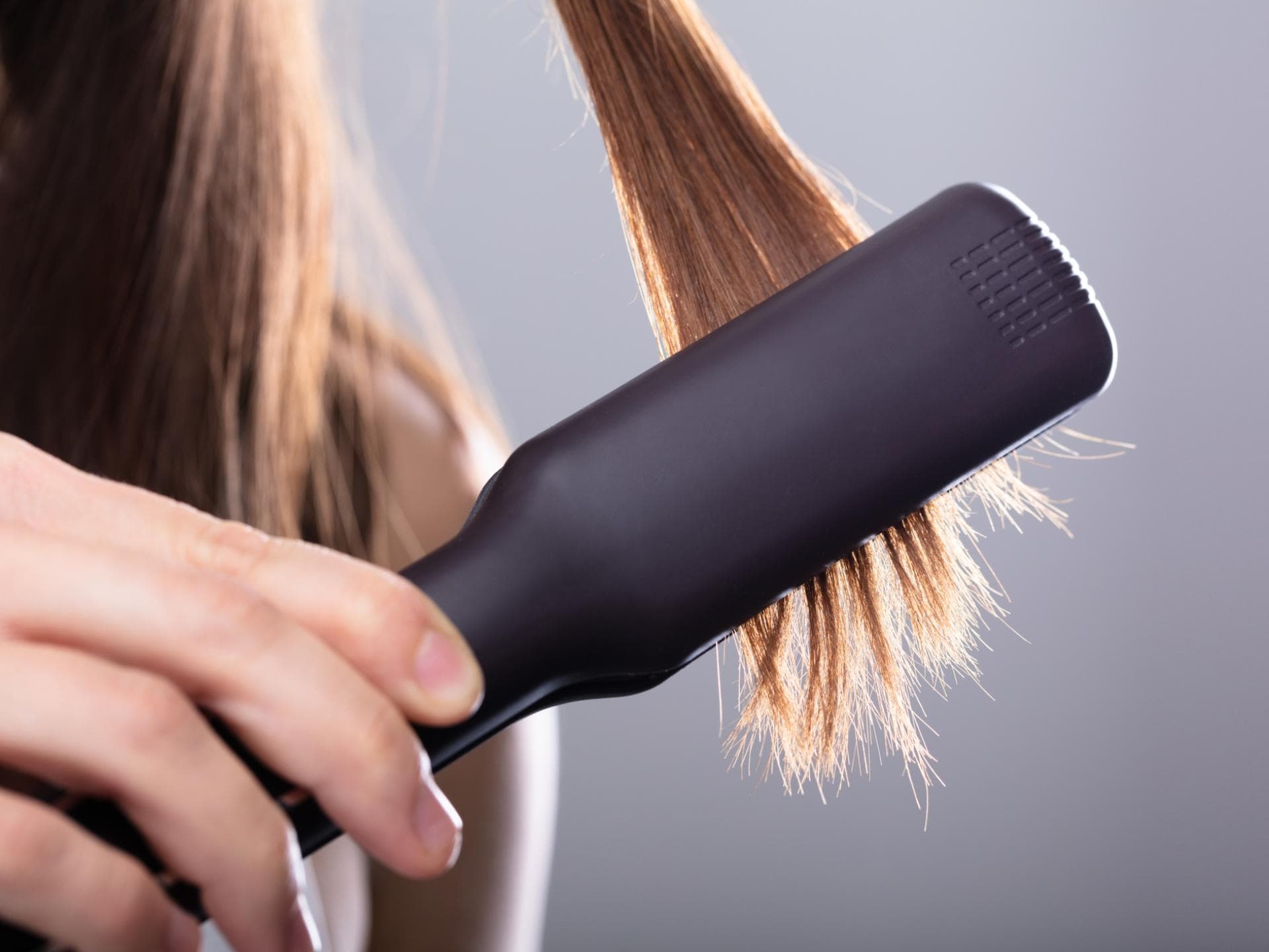 Glättungsbürste für die Haare