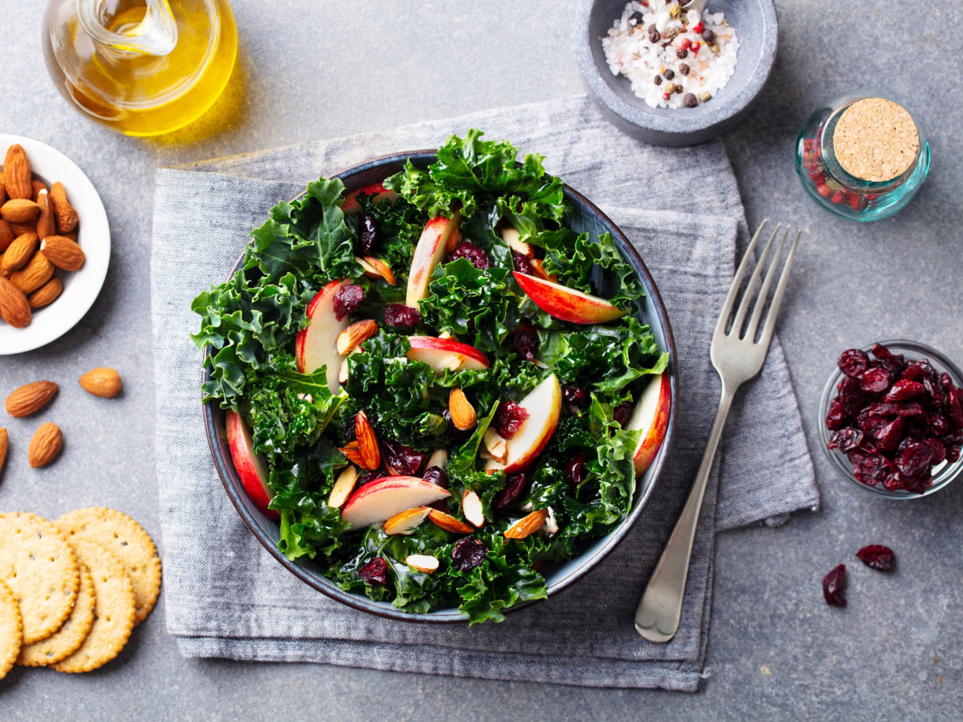 Grünkohlsalat nach New Yorker Art