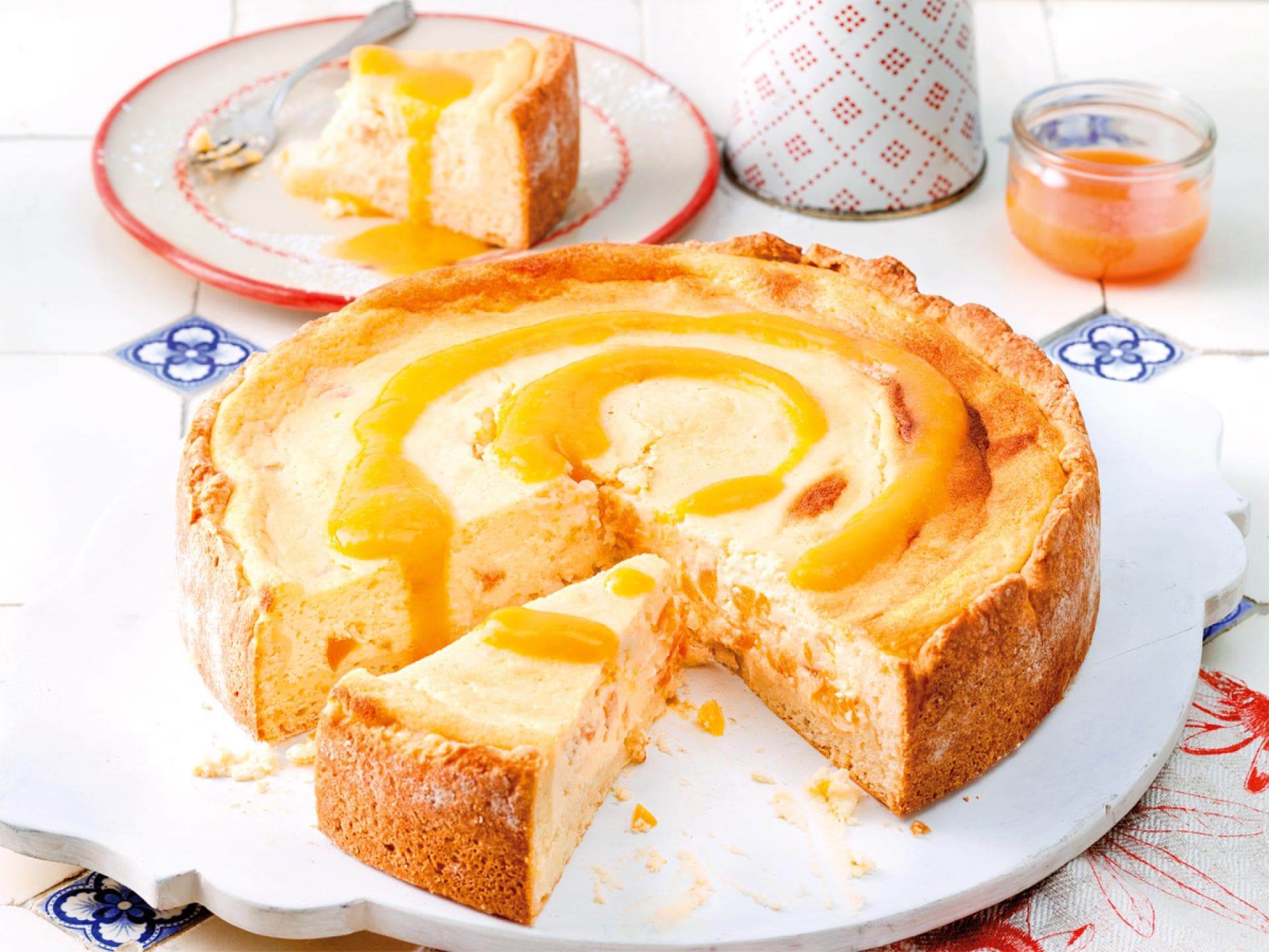 Kalorienarmer Käsekuchen