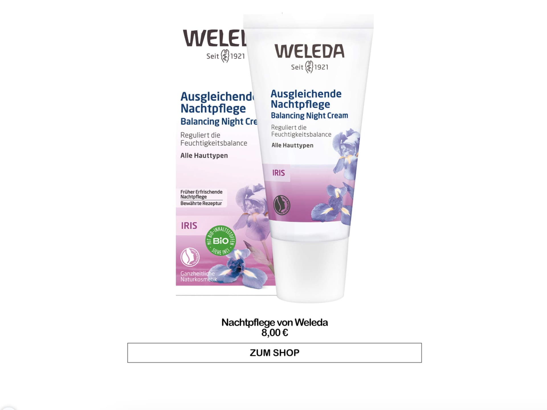 Nachtcreme von Weleda