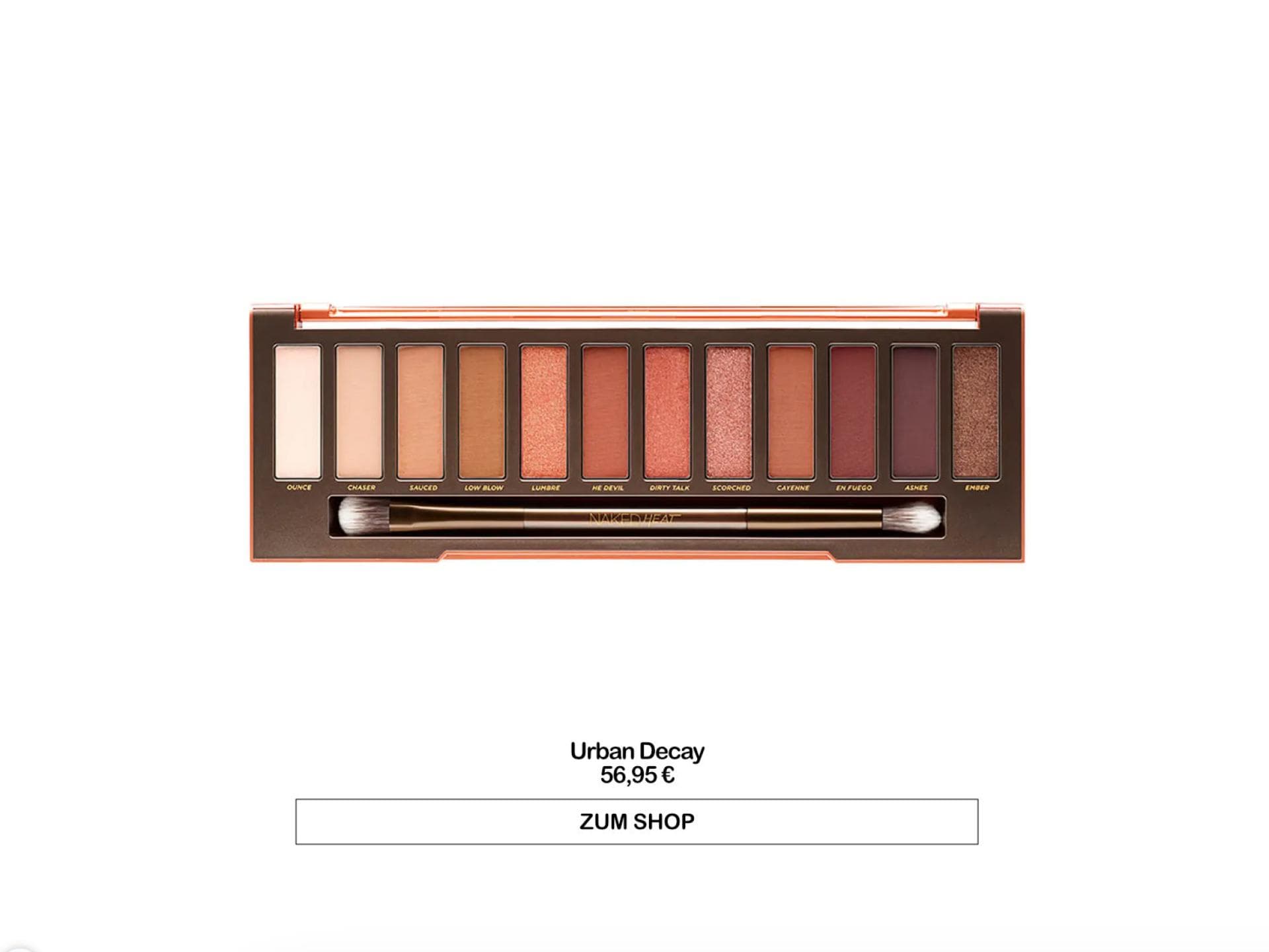 Lidschattenpalette von Urban Decay 