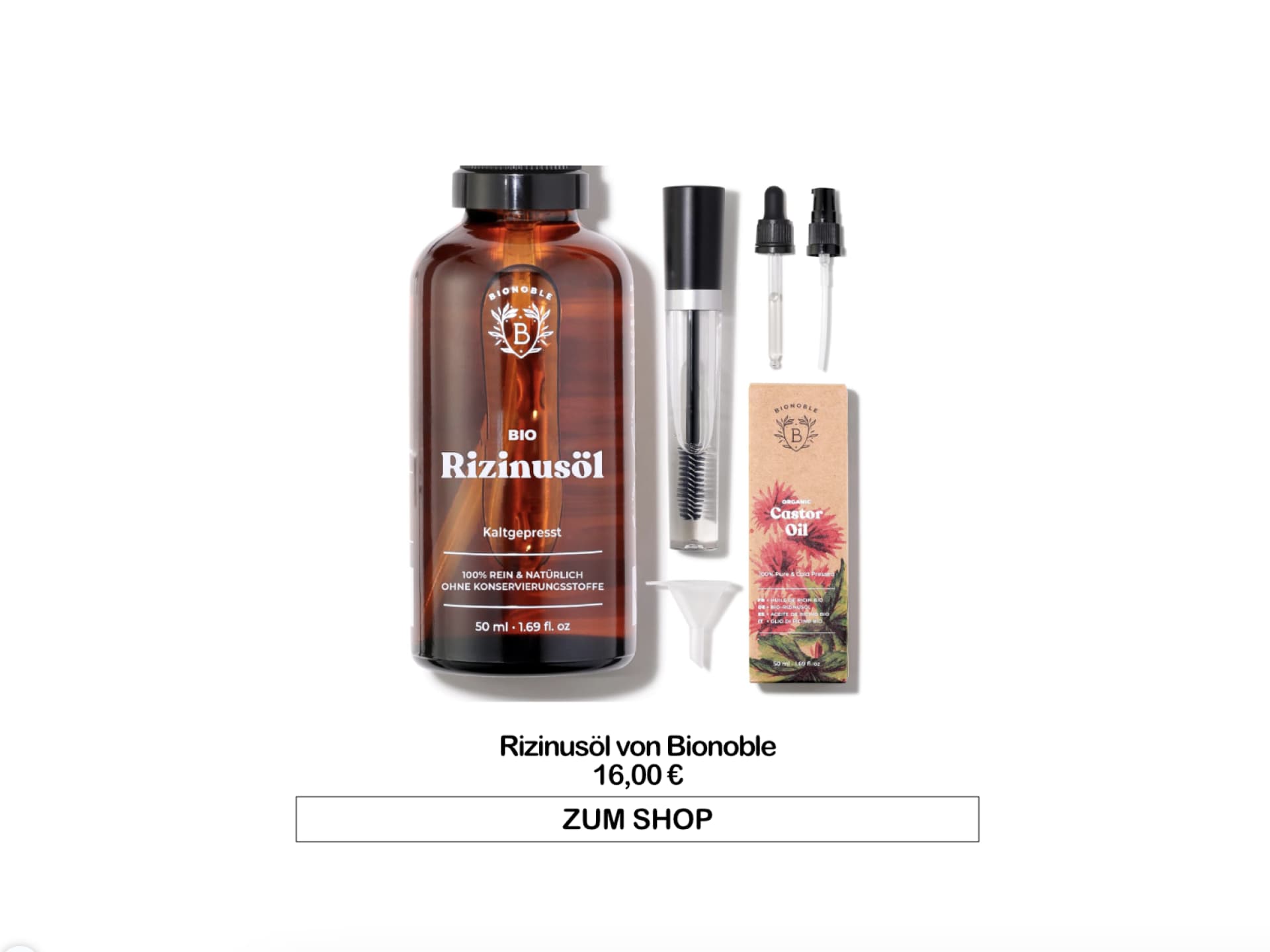 Rizinusöl von Bionoble