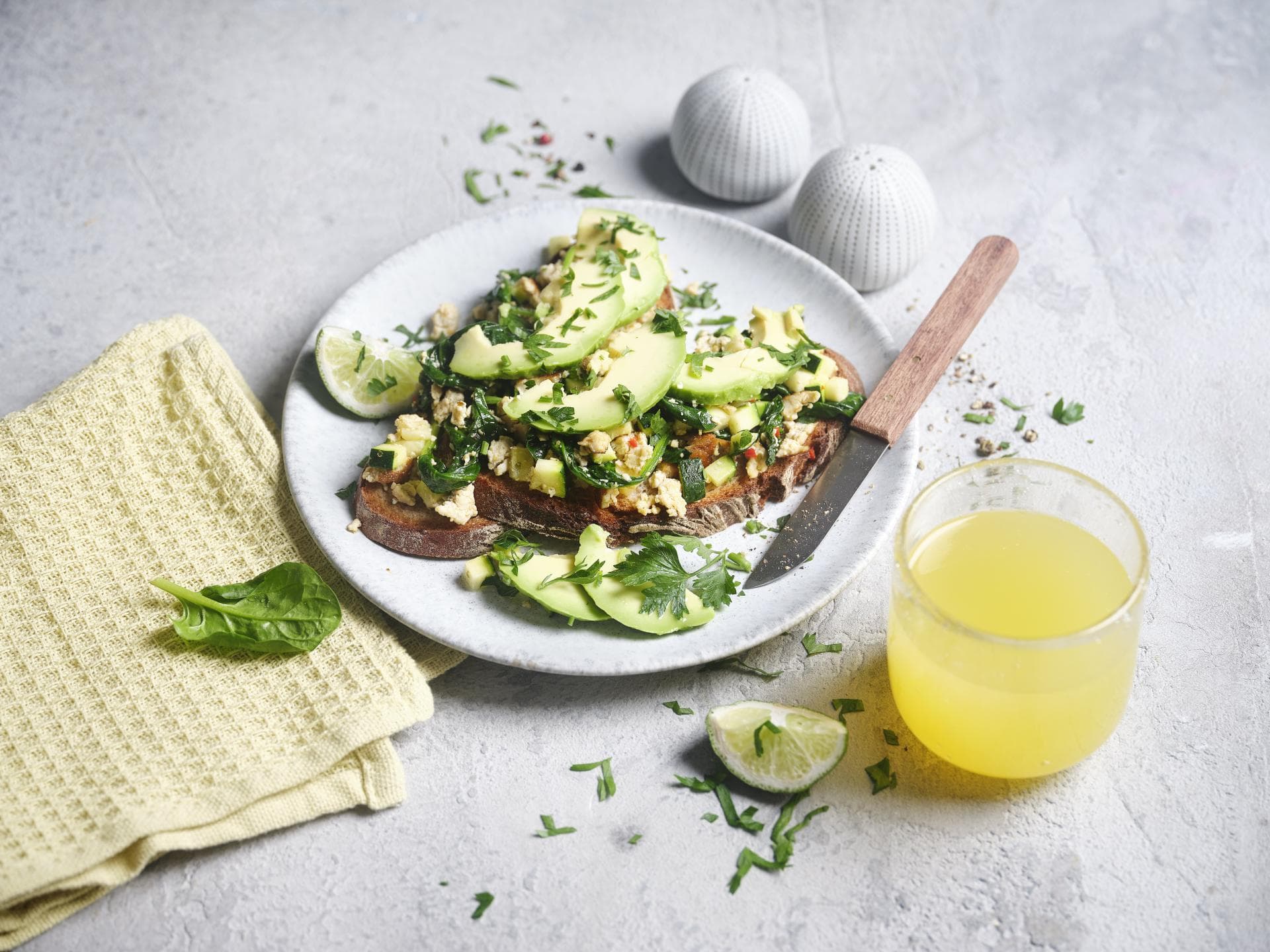 Veganes Rührei mit Tofu
