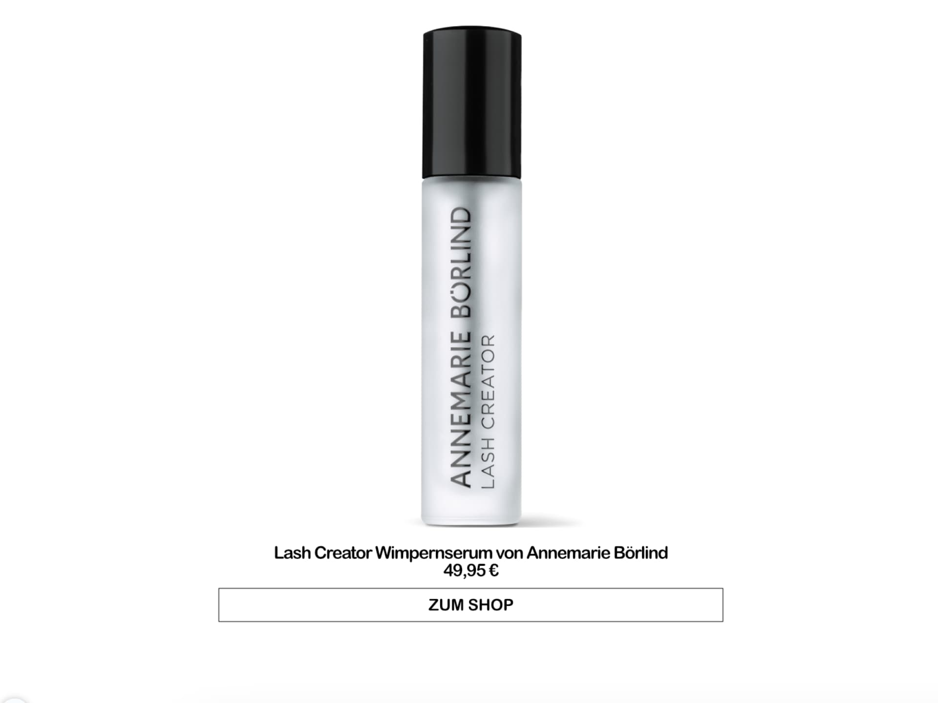 Wimpernserum von Annemarie Börlind