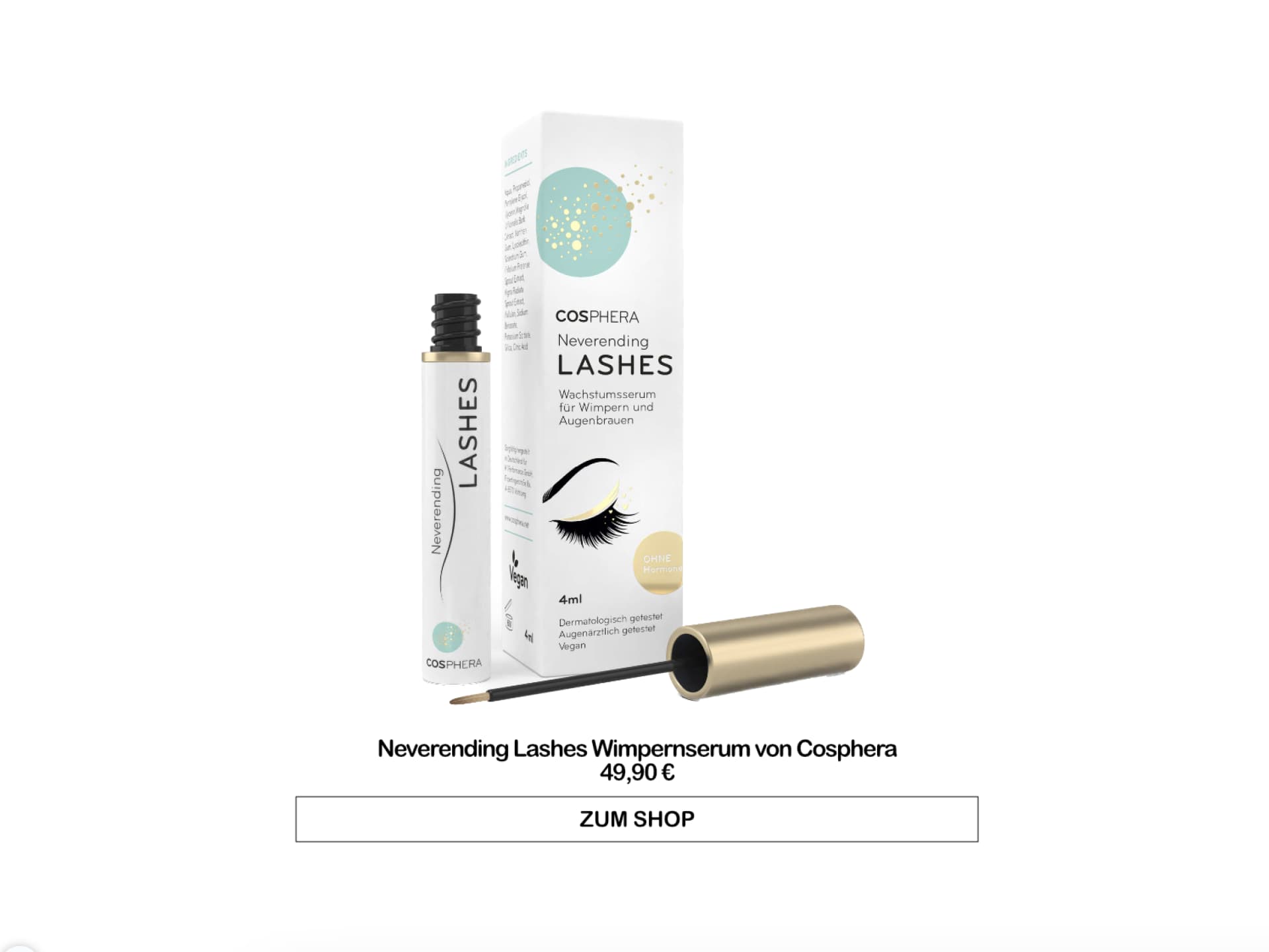 Wimpernserum von Cosphera