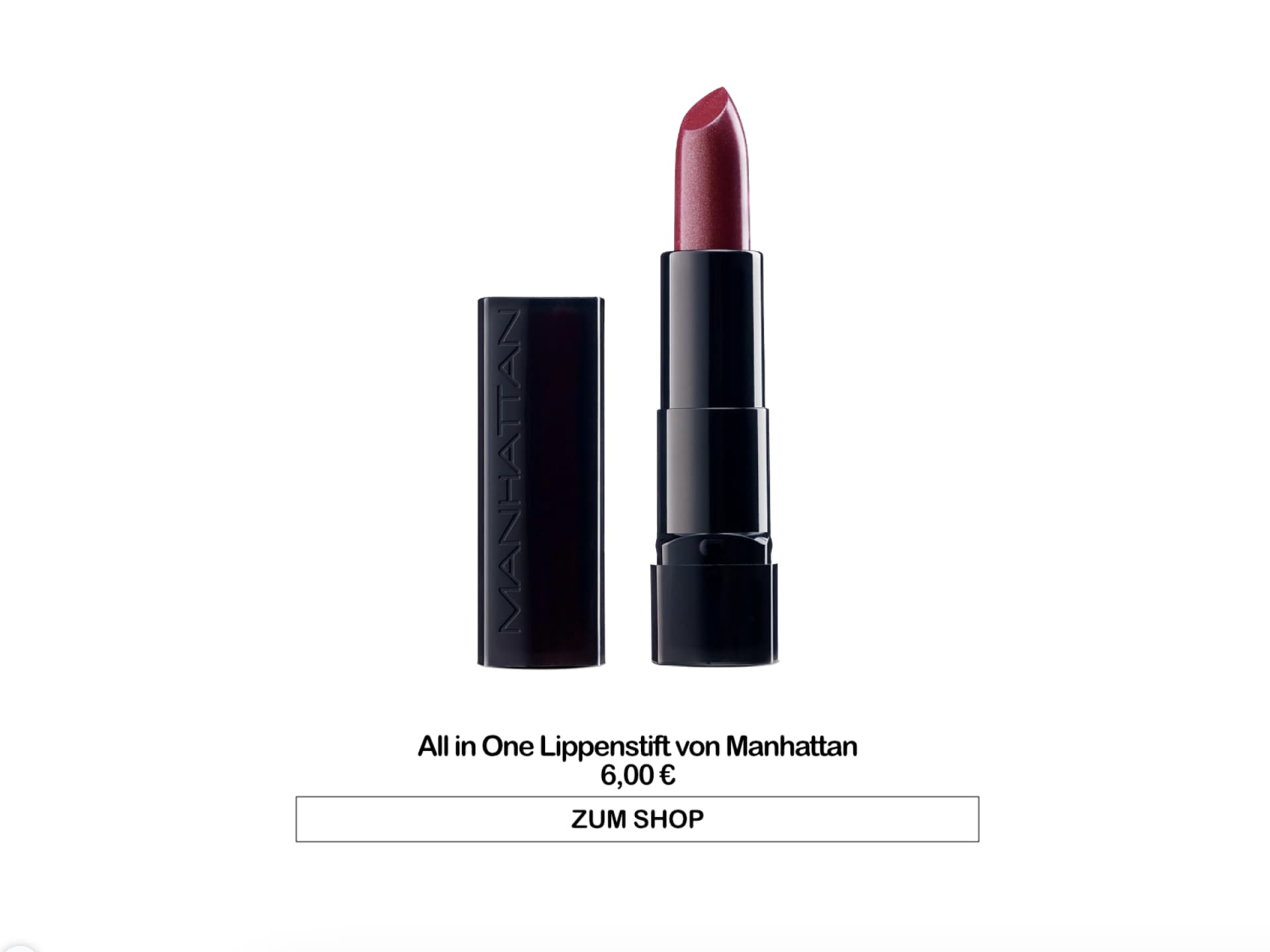 All in One Lippenstift von Manhattan