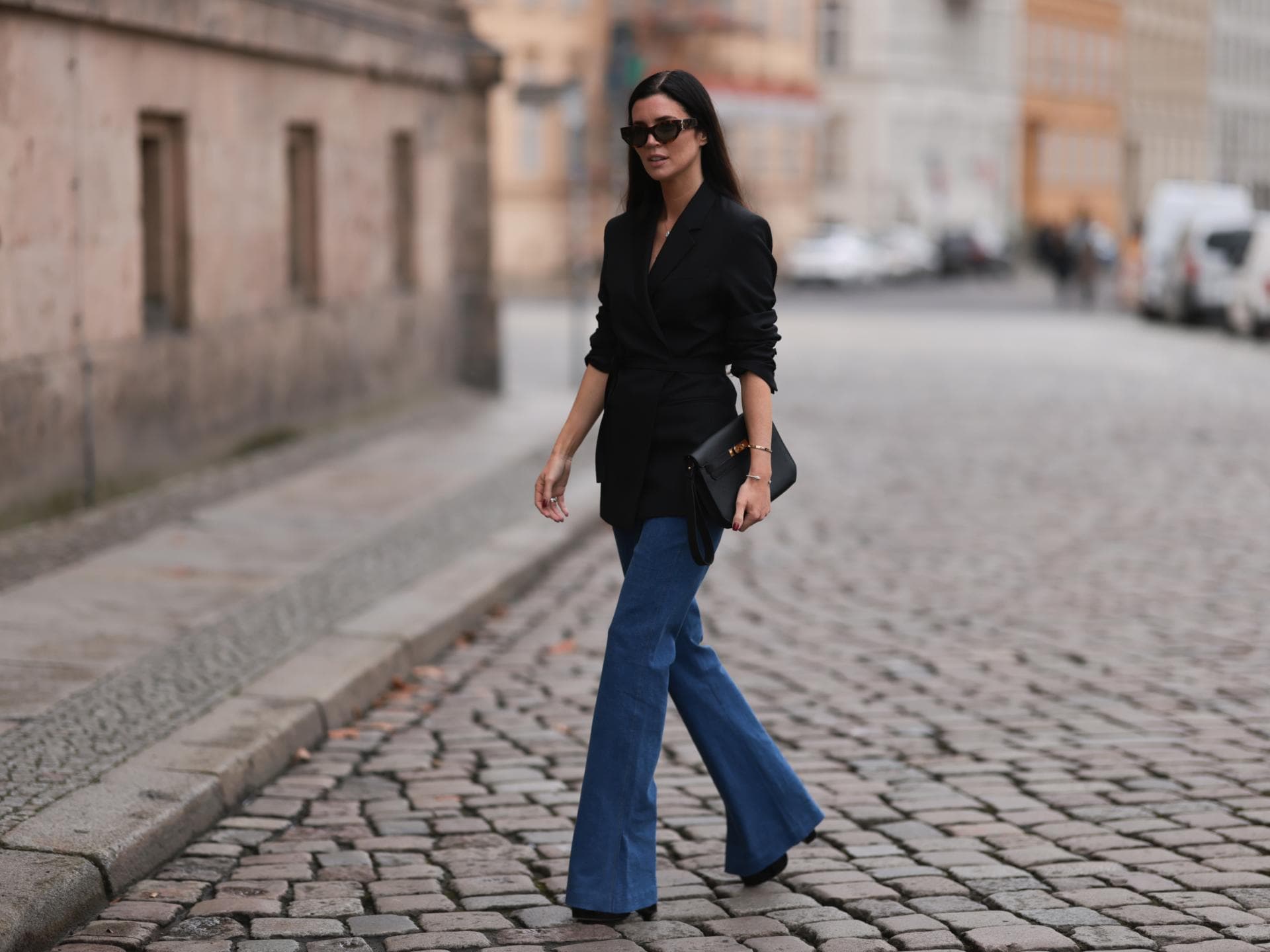 Bootcut Jeans elegant gestylt