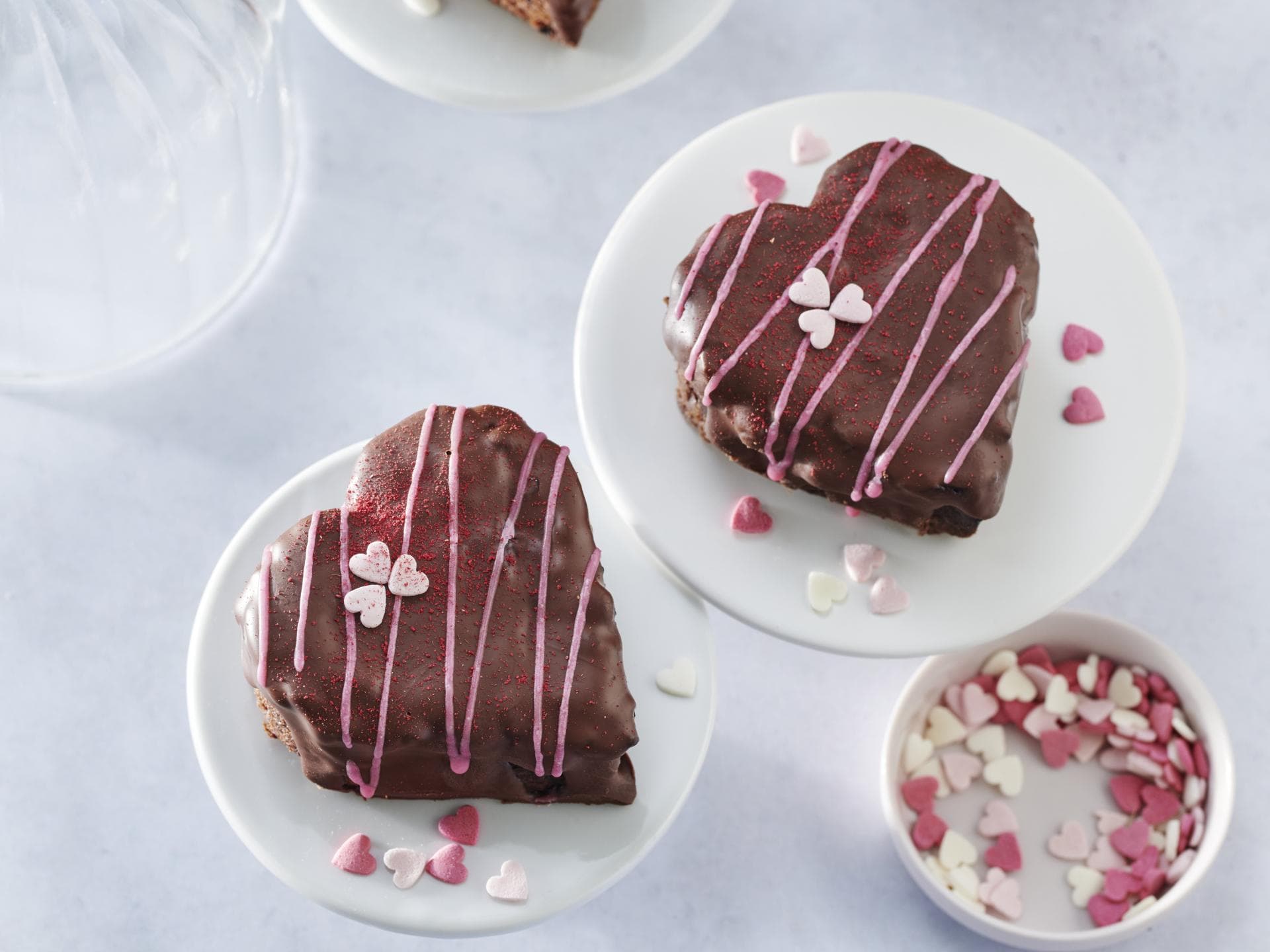 Brownie-Herzen Rezept 