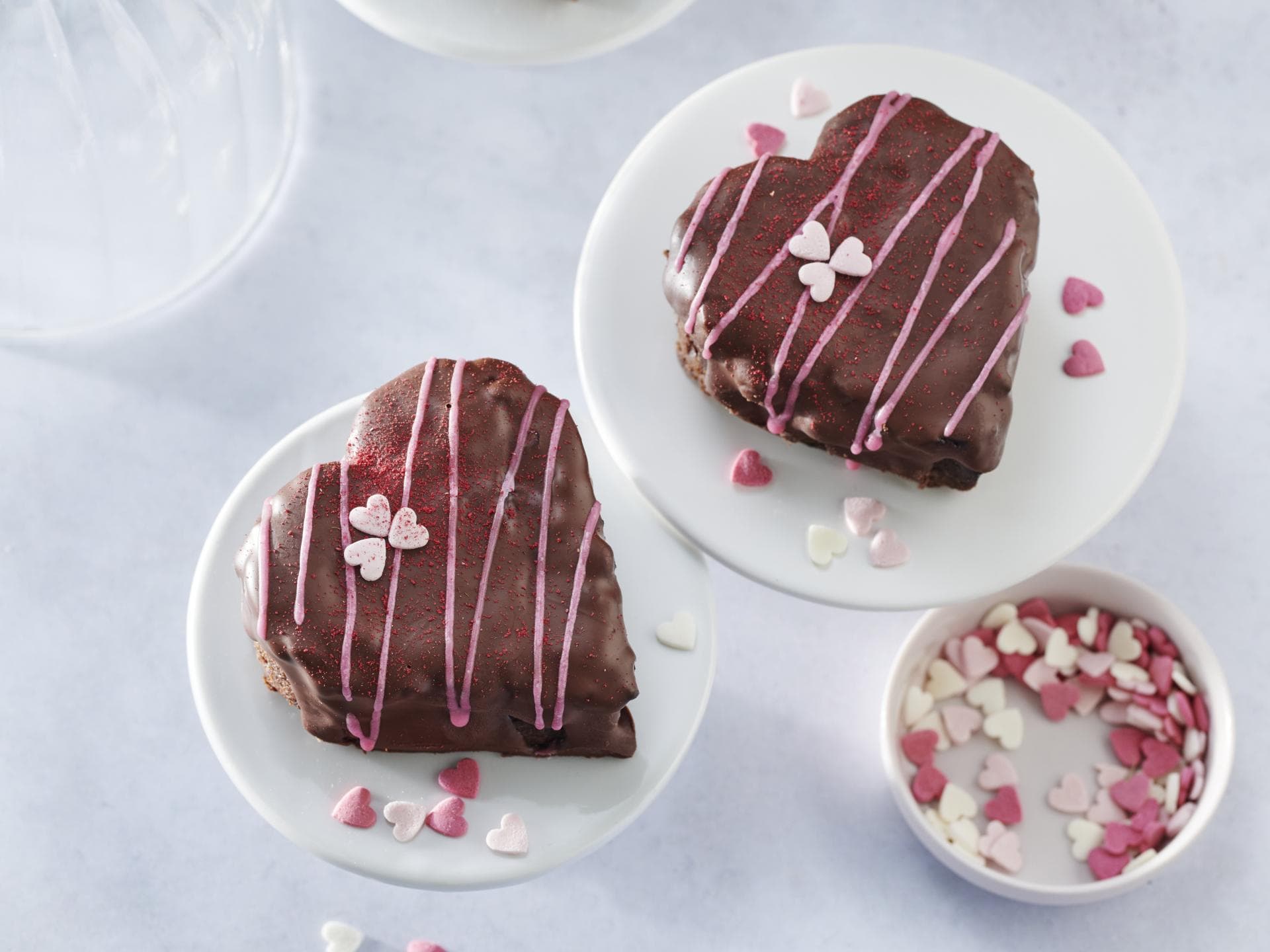 Brownie-Herzen 