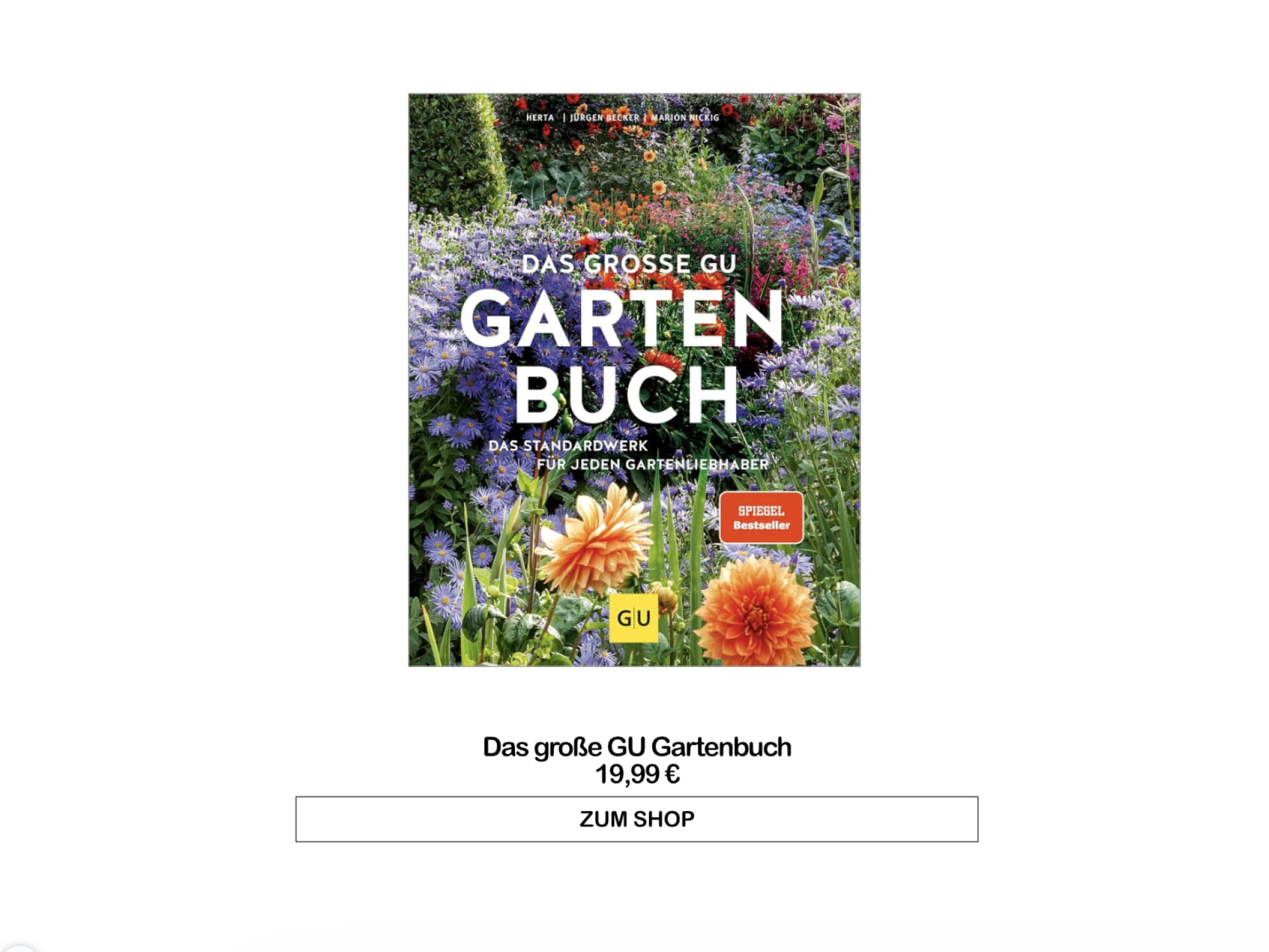 Gartenbuch "Das große GU Gartenbuch"