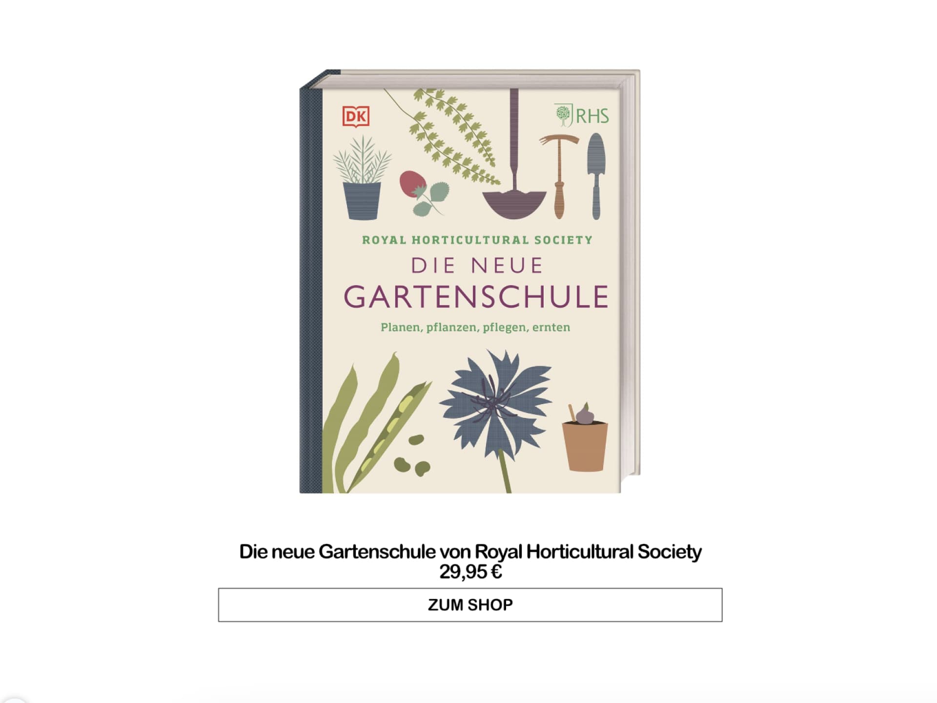 Gartenbuch "Die neue Gartenschule" von Royal Horticultural Society
