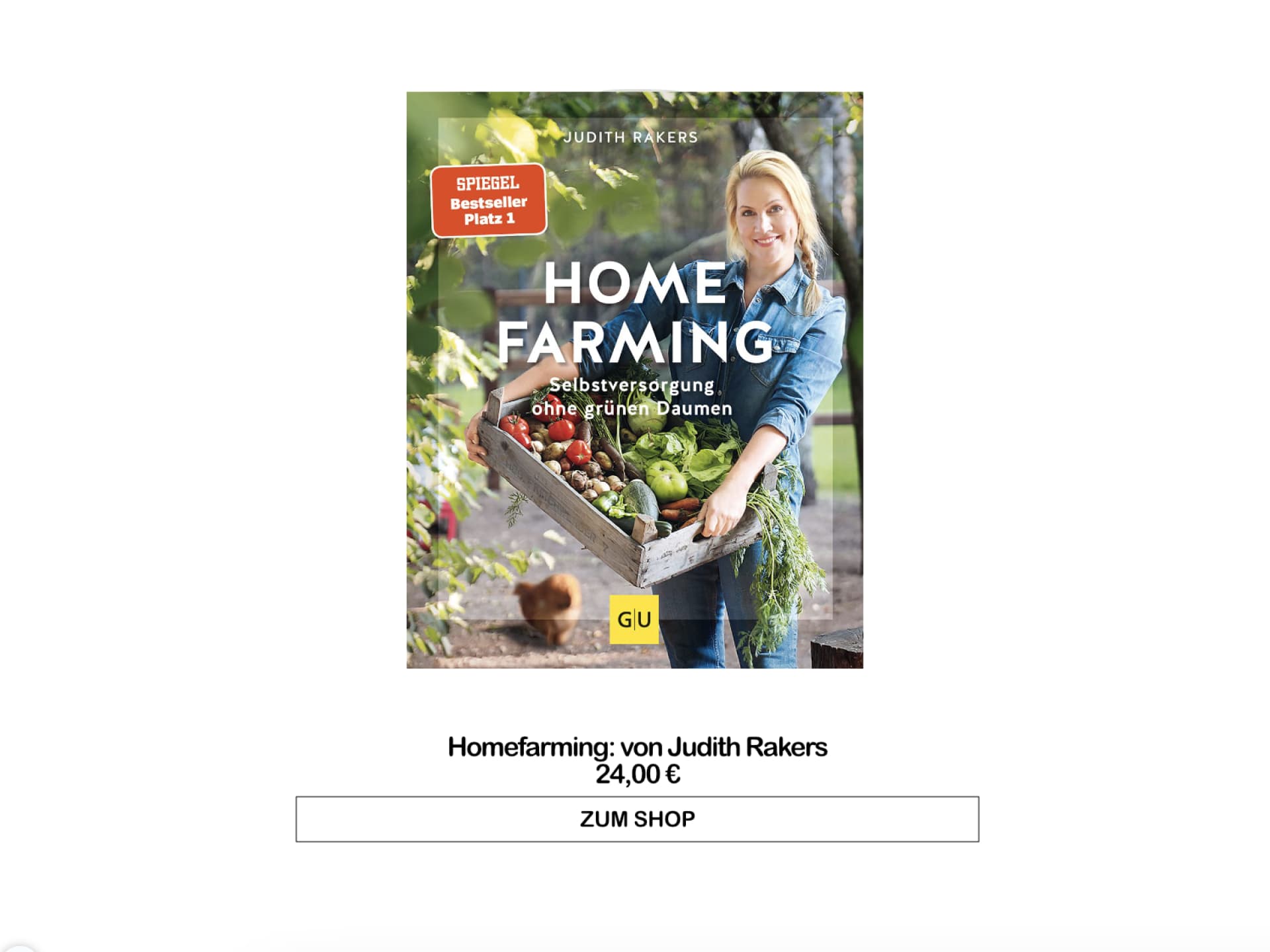 Gartenbuch "Homefarming" von Judith Rakers