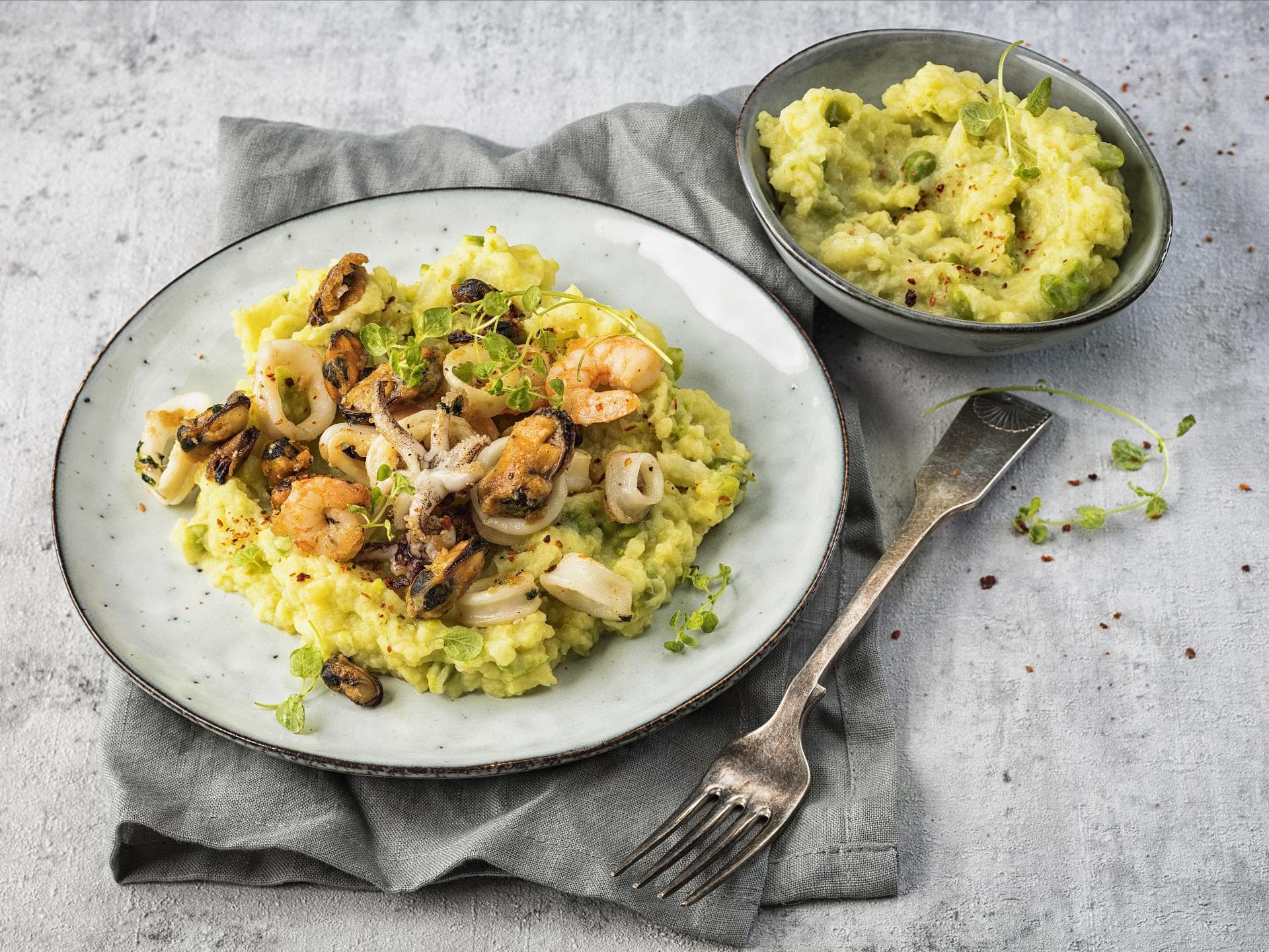 Getrüffelte Meeresfrüchte Rezept 
