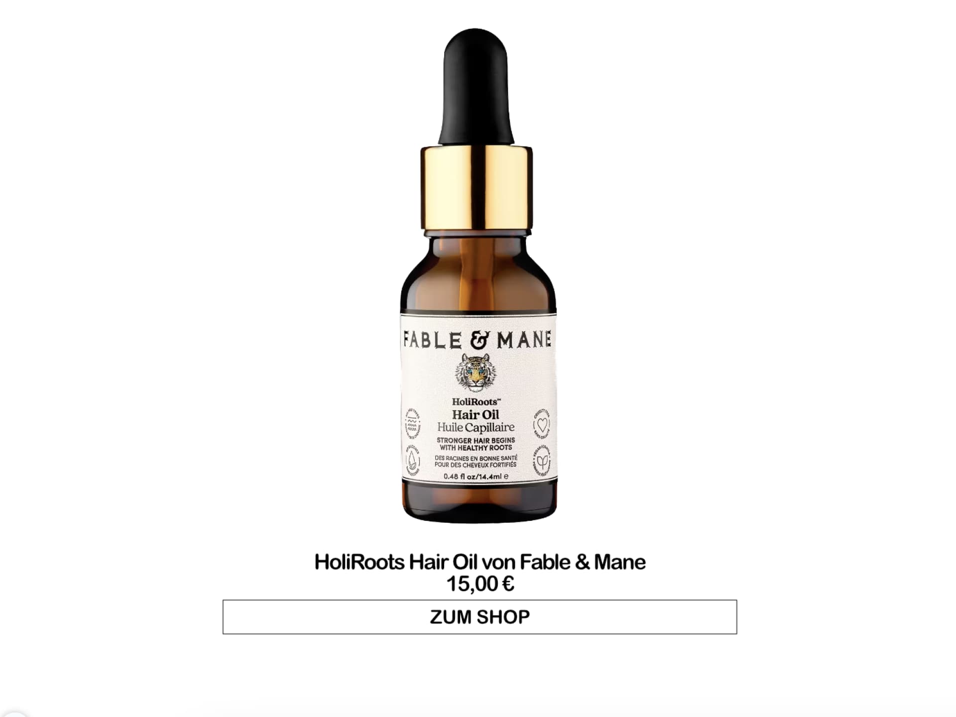Haaröl von Fable & Mane