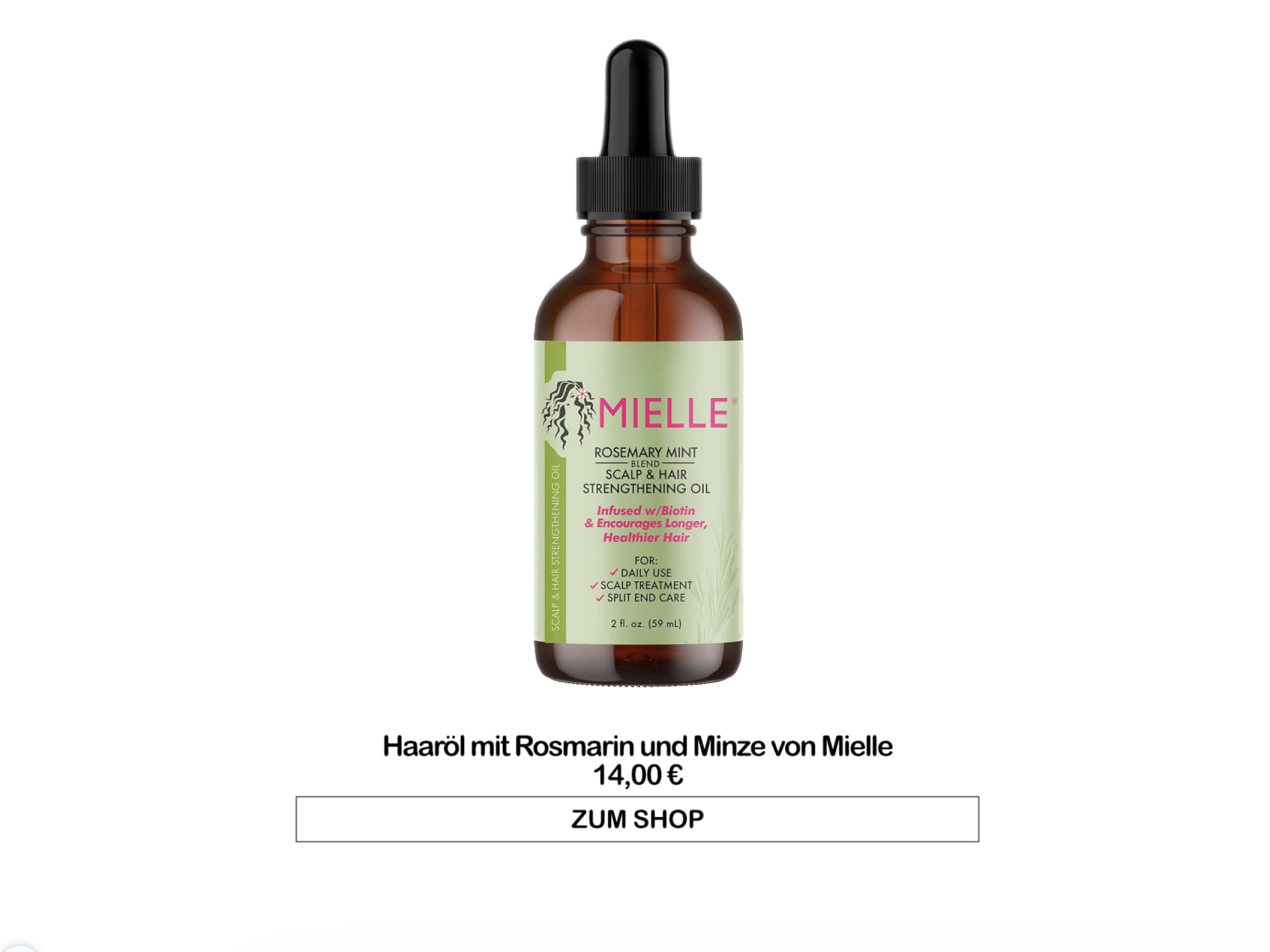 Haaröl von Mielle