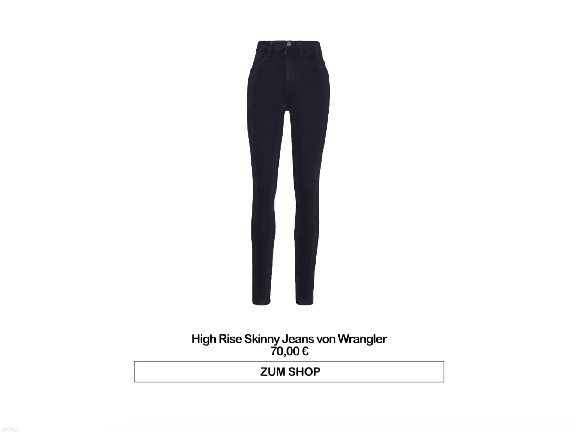 High Rise Jeans von Wrangler