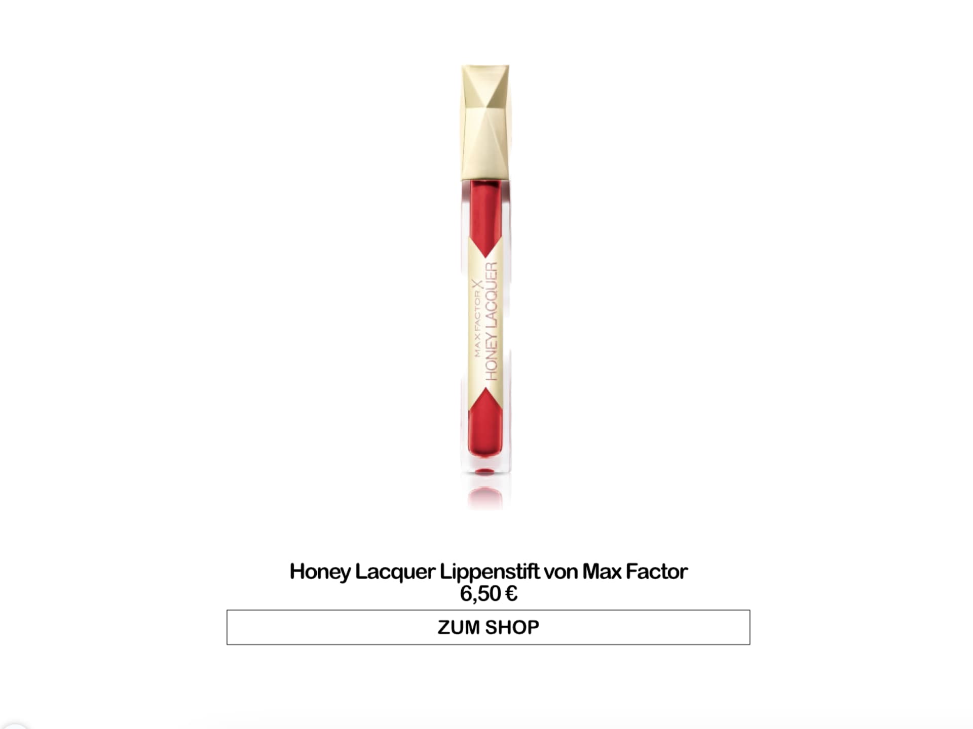 Honey Lacquer Lippenstift von Max Factor