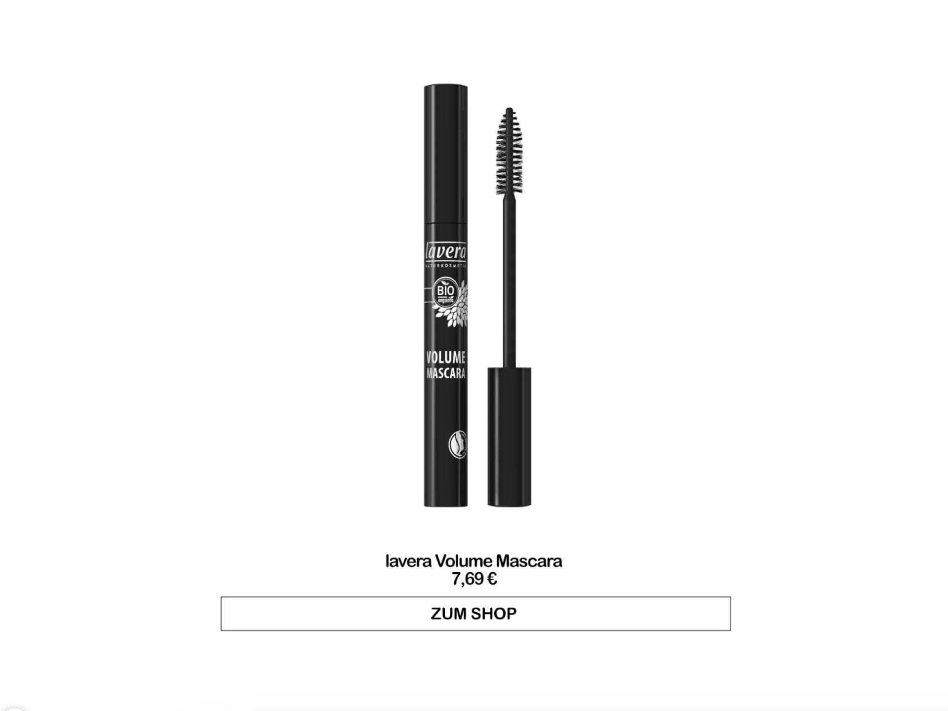 Volume Mascara von Lavera