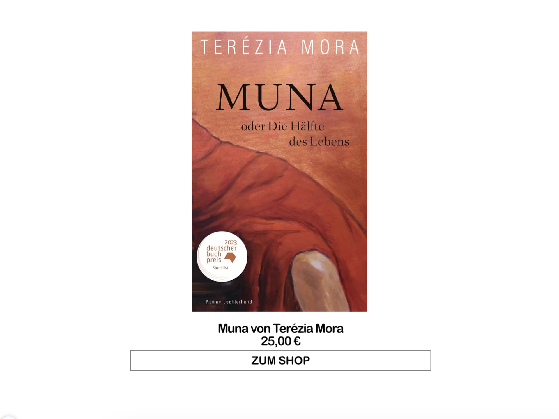 Muna von Terézia Mora