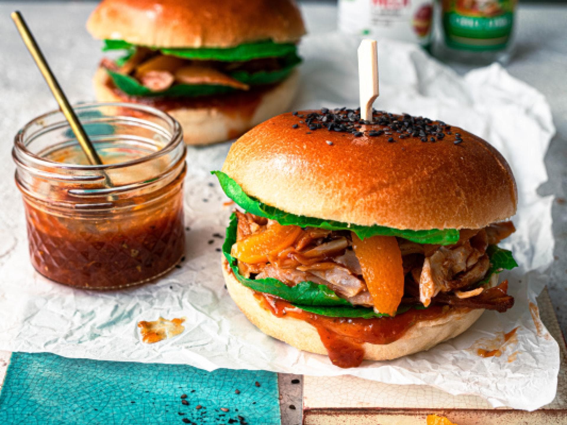 Pulled Chicken Burger