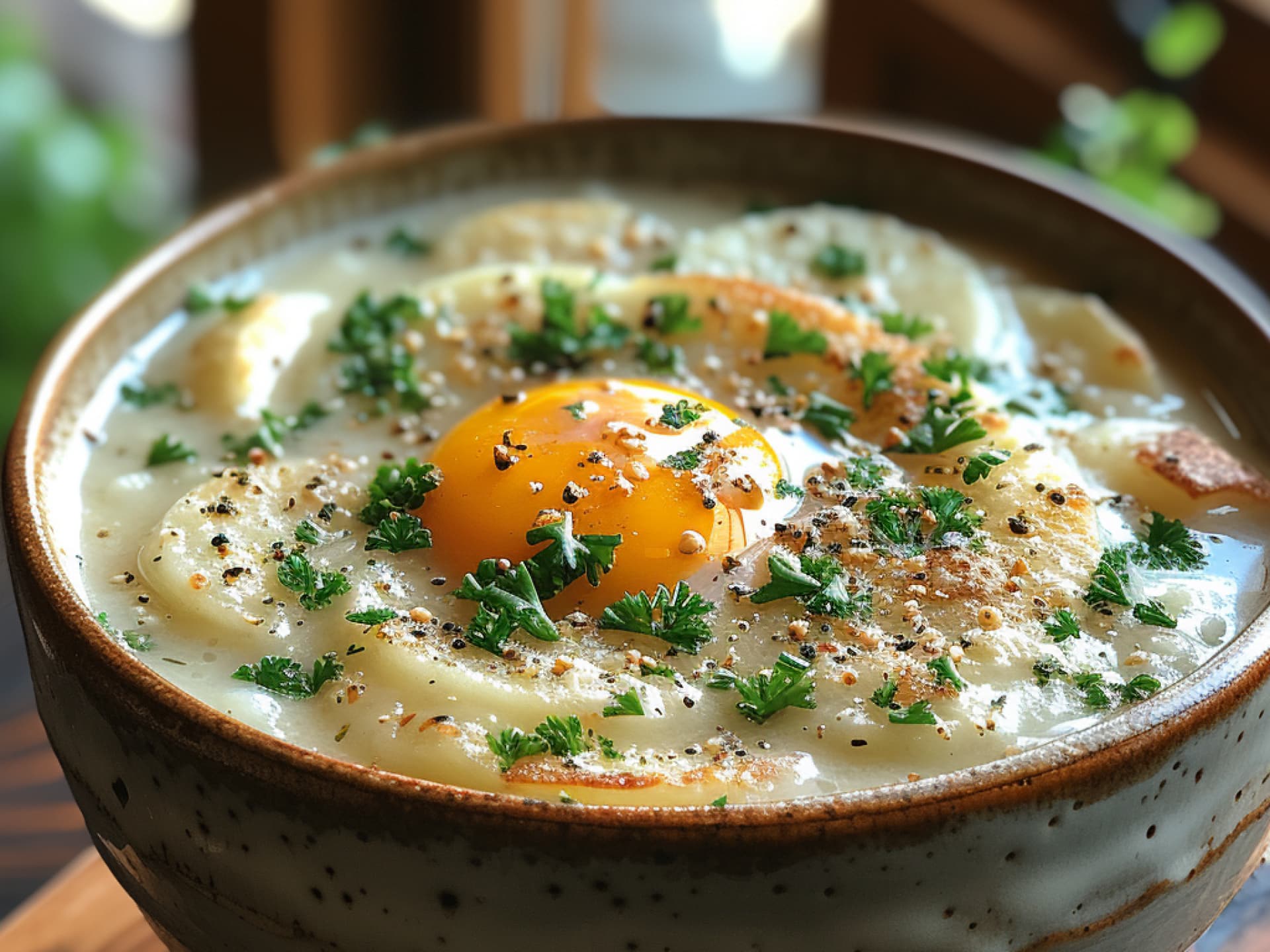Traditionell schwedische Kartoffelsuppe Traditionell schwedische Kartoffelsuppe