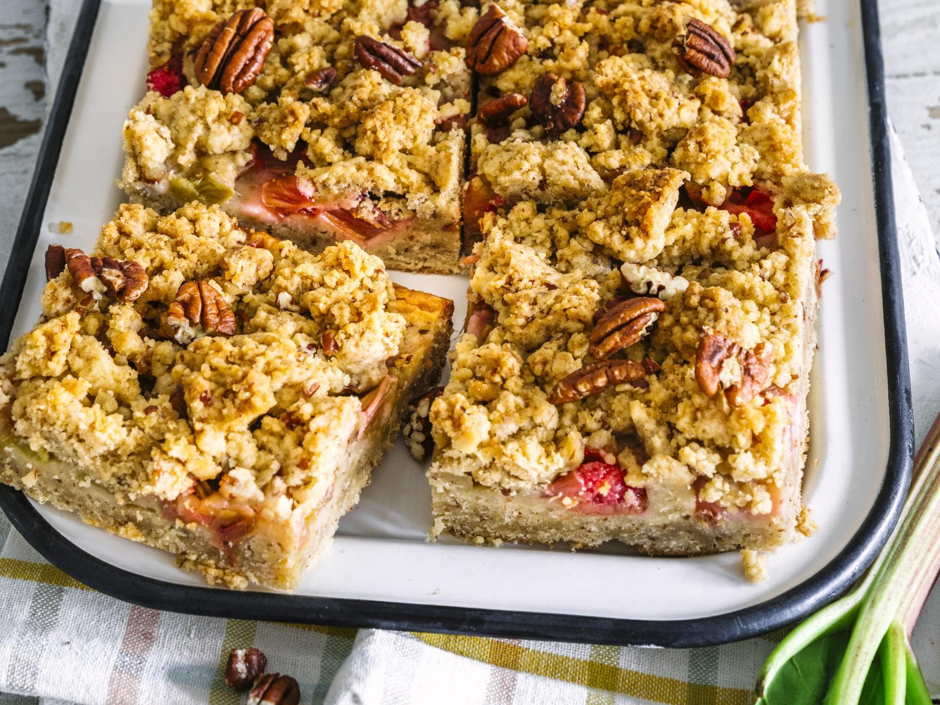 Veganer Rhabarberkuchen