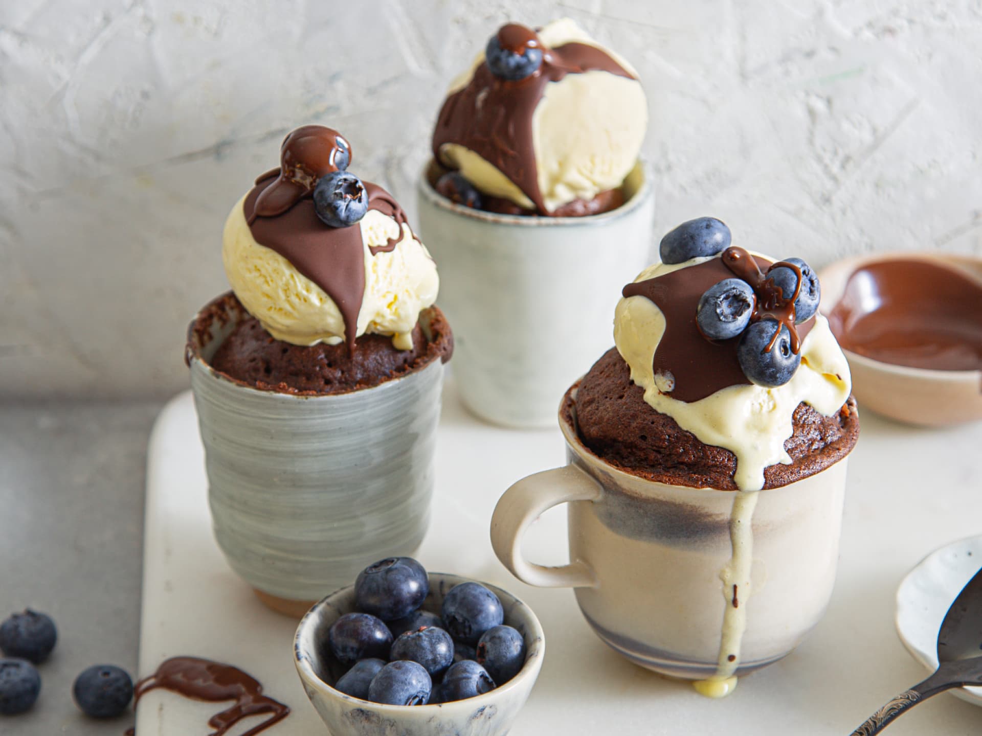 Warmer Schoko-Tassenkuchen