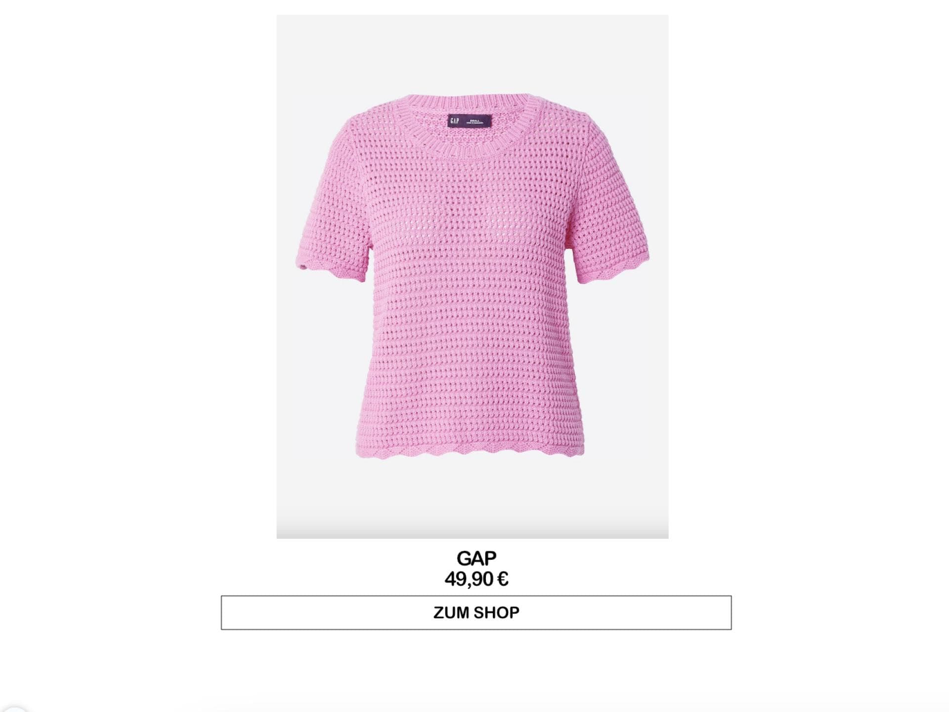 Häkelshirt GAP