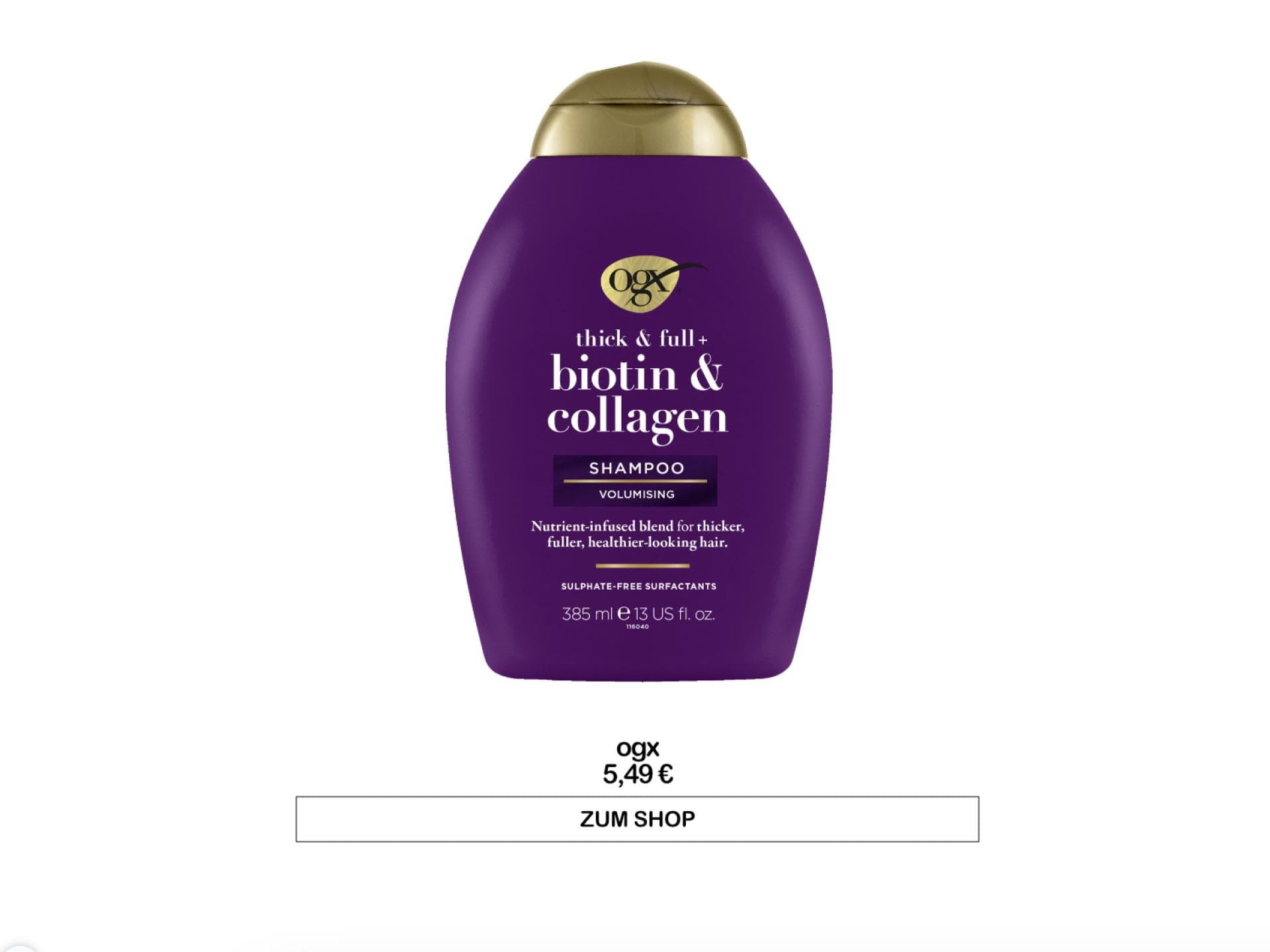 Anti-Aging-Shampoo von ogx