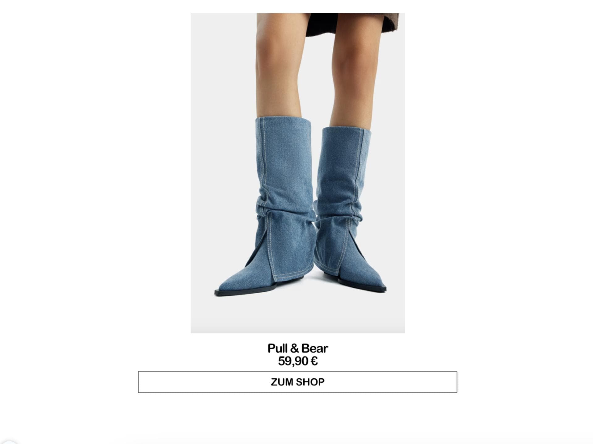 Foldover Boots Pull & Bear