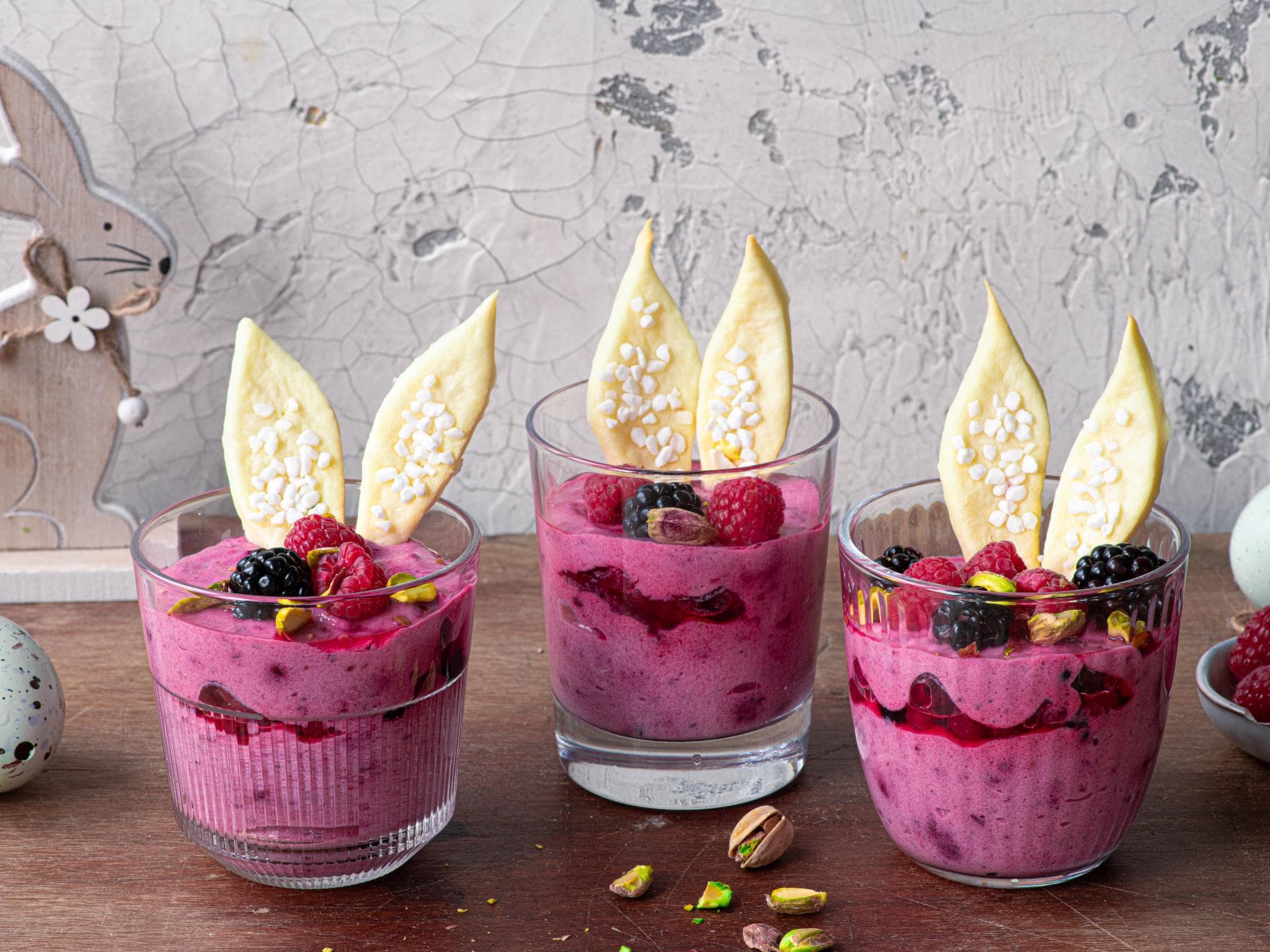 Beeren-Mousse für Ostern Beeren-Mousse für Ostern