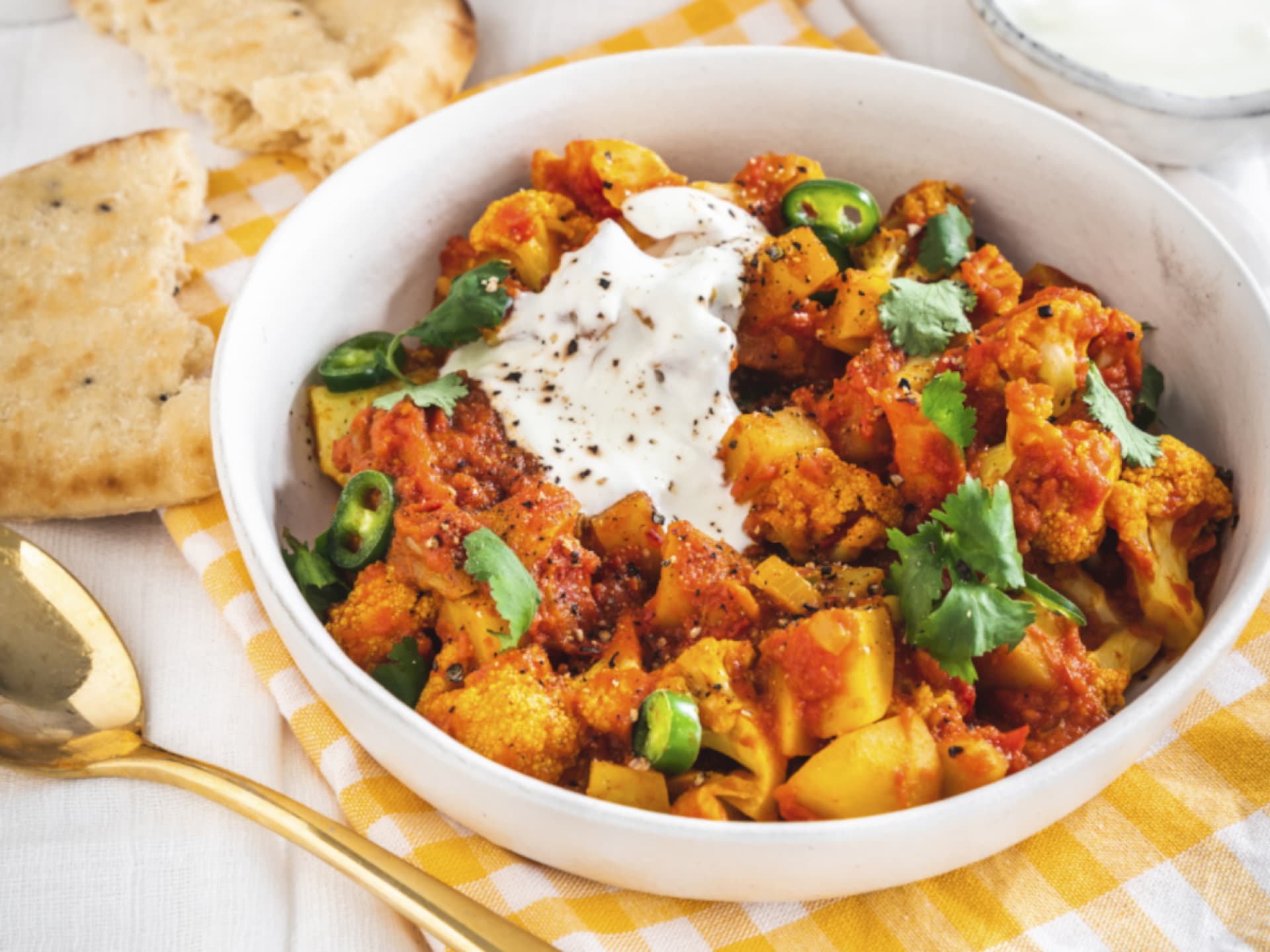 Blumenkohl-Curry mit Kartoffeln