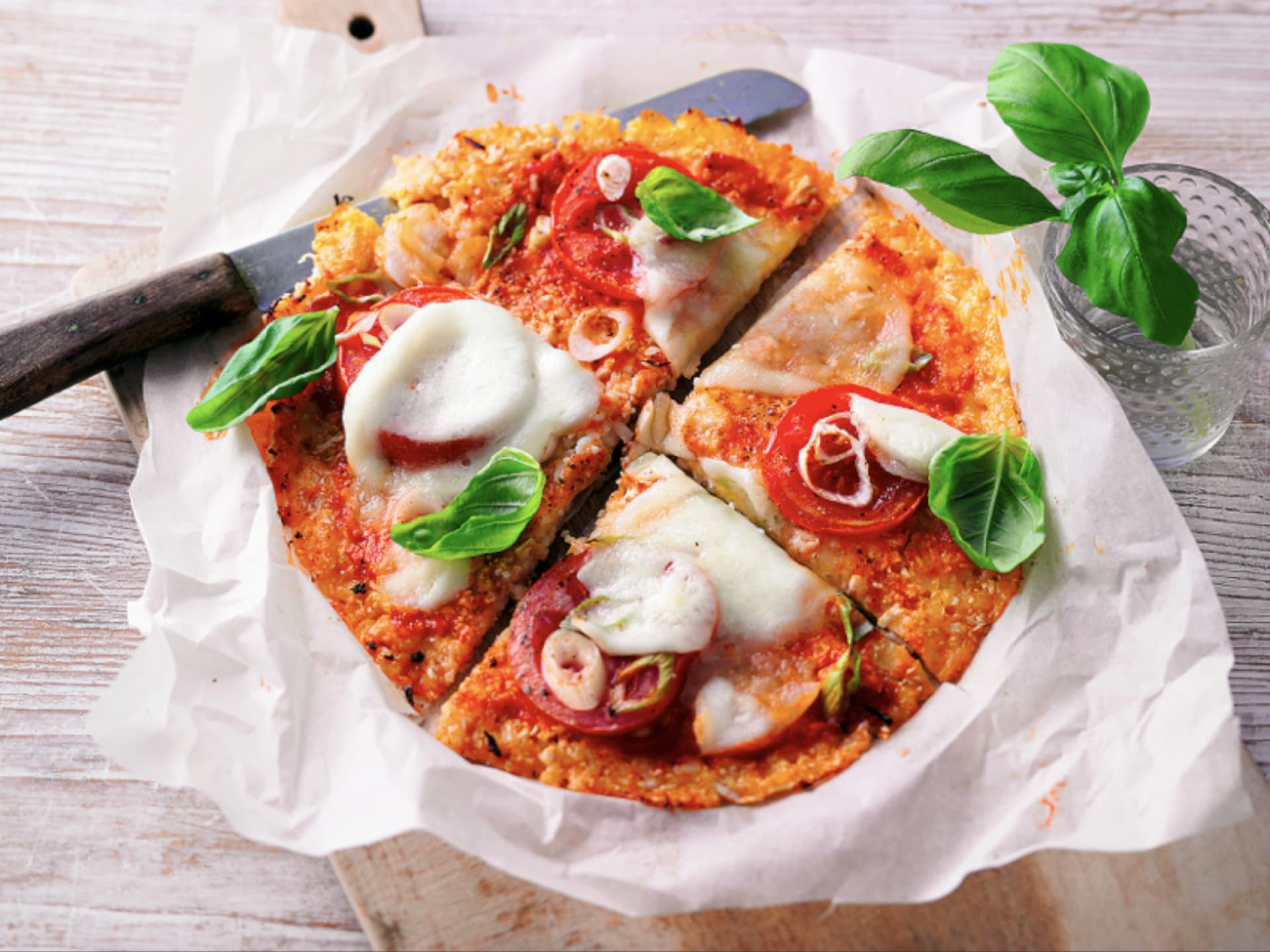 Blumenkohl-Pizza