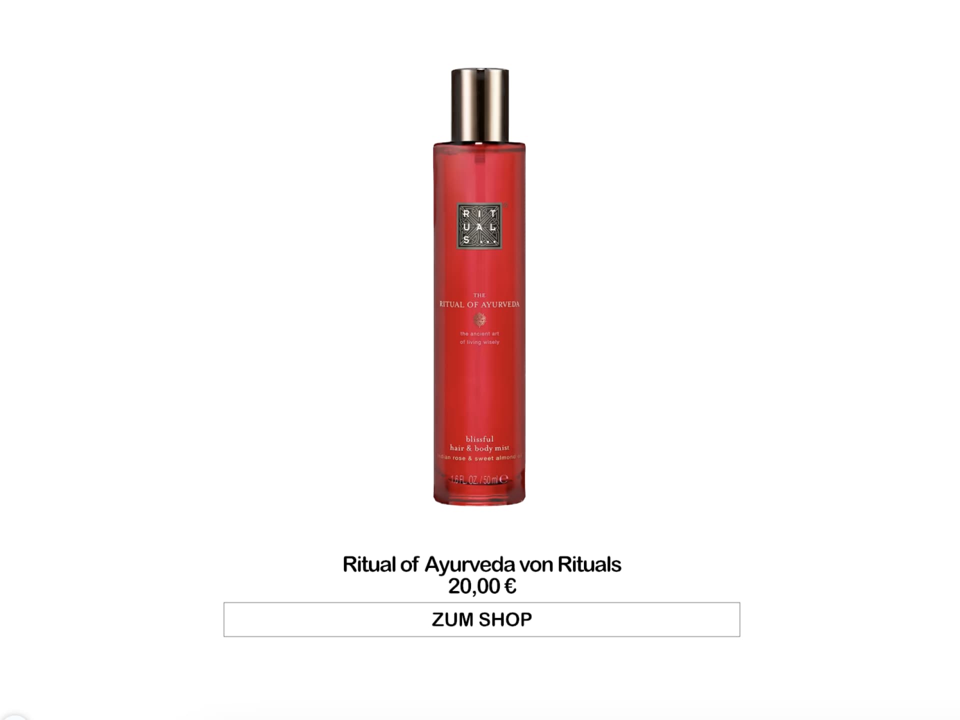 Bodyspray von Rituals