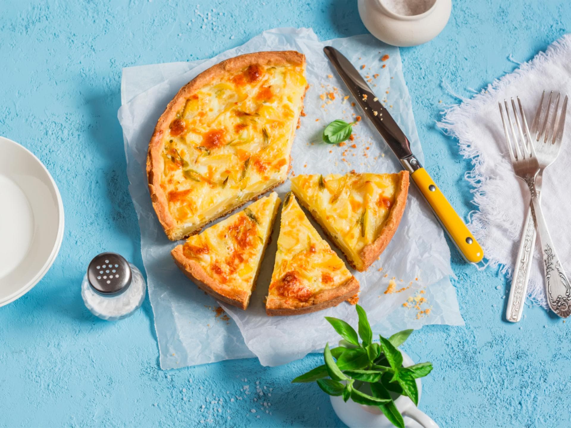 Lauch-Kartoffel-Kuchen 