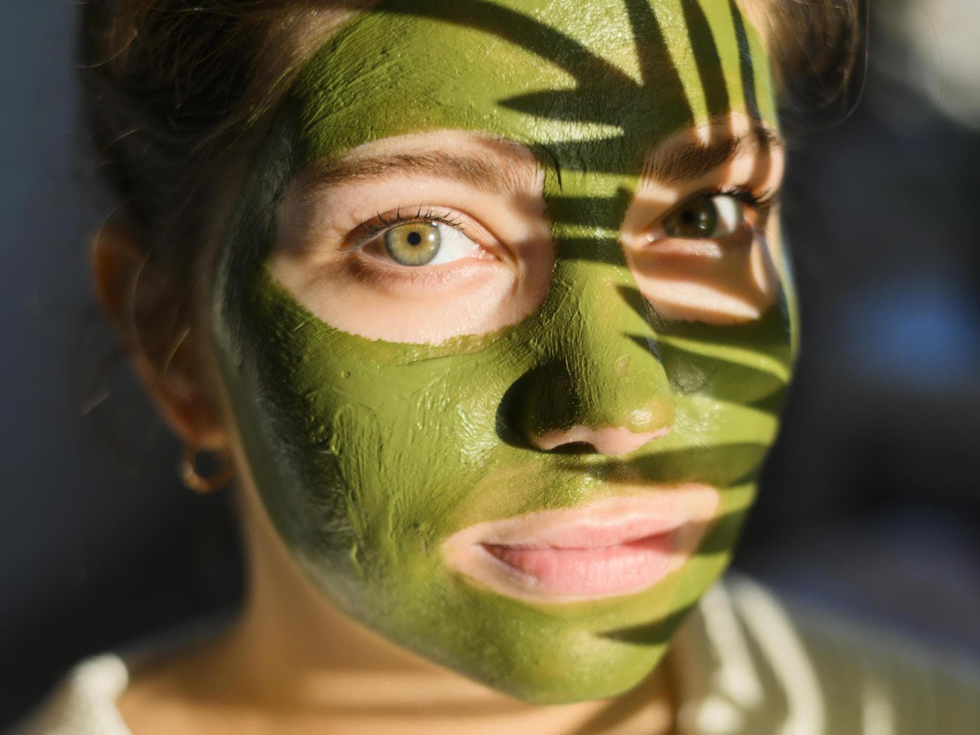 Grüner Tee Hautmaske