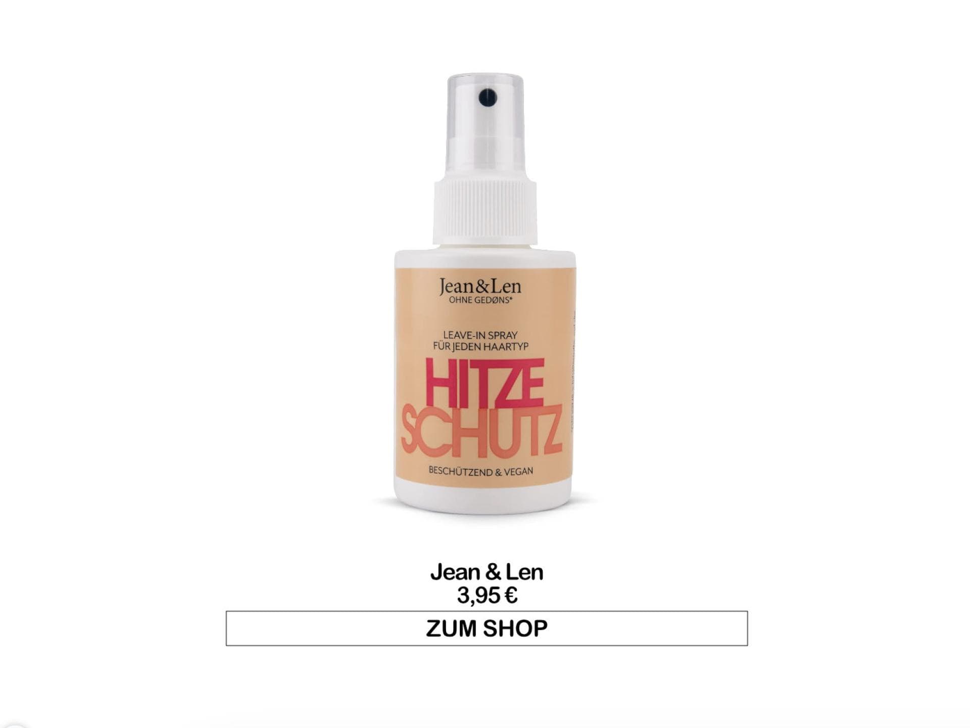 Hitzeschutzspray von Jean & Len 